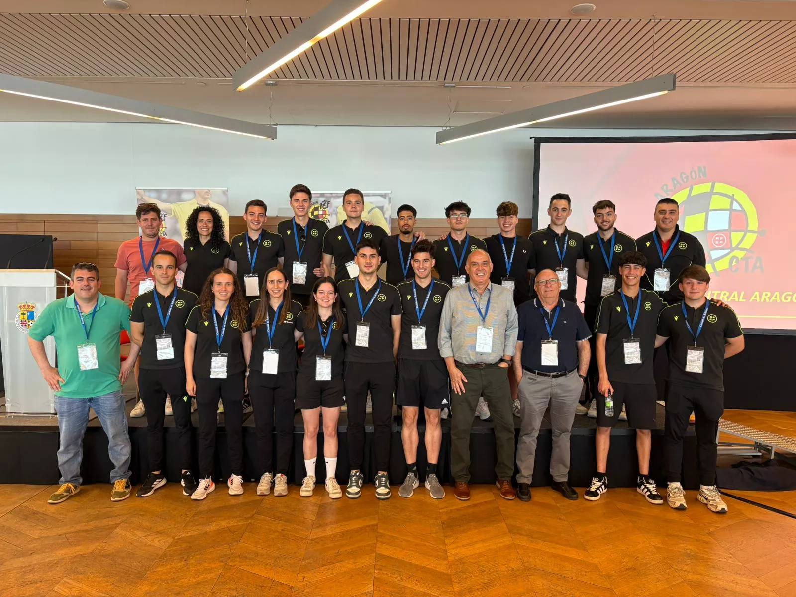 Árbitros de Huesca, presentes en el Congreso Arbitral.