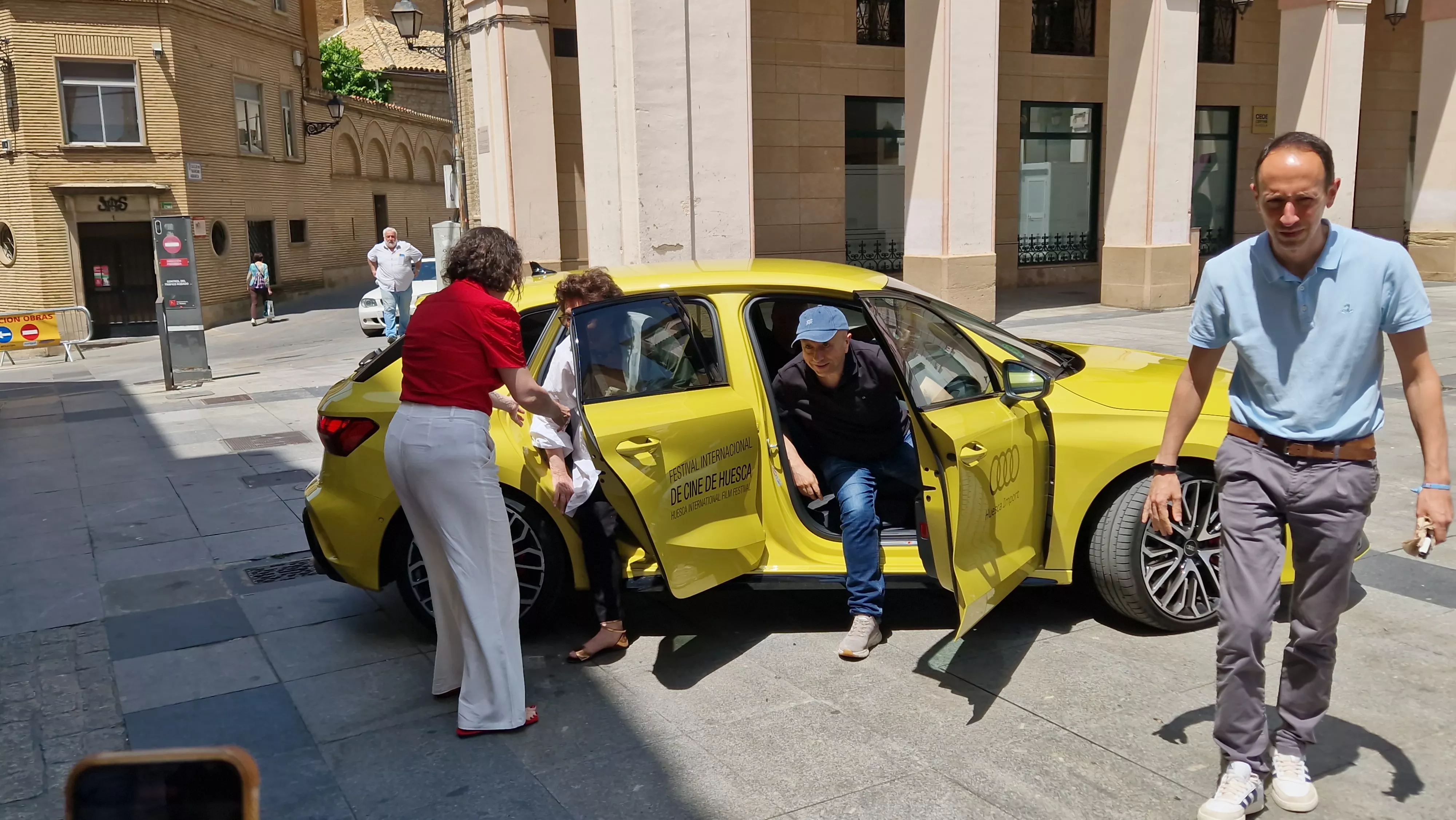 Charo López, Premio Luis Buñuel del Festival de Cine de Huesca. Foto Myriam Martín