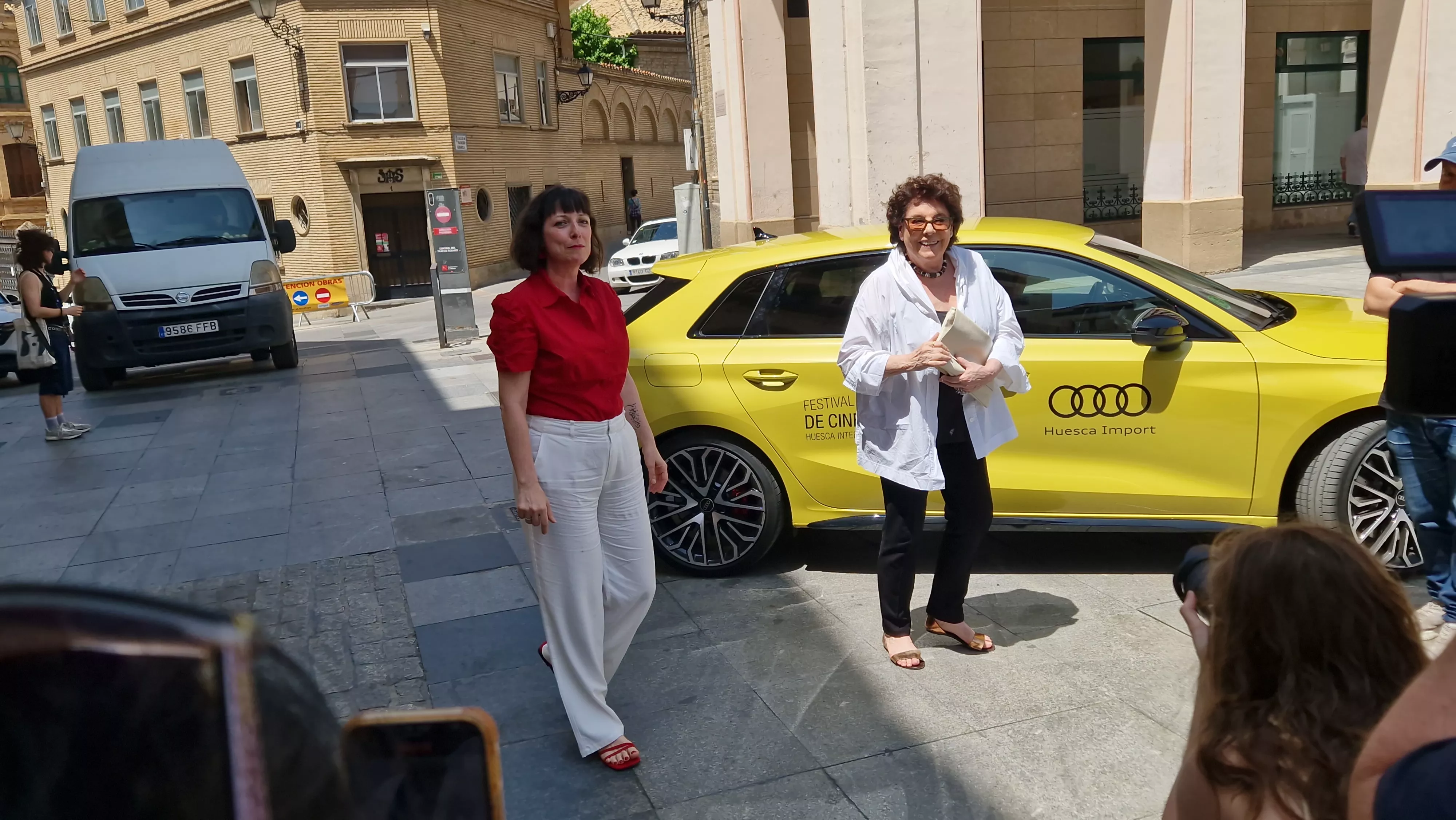 Charo López, Premio Luis Buñuel del Festival de Cine de Huesca. Foto Myriam Martín