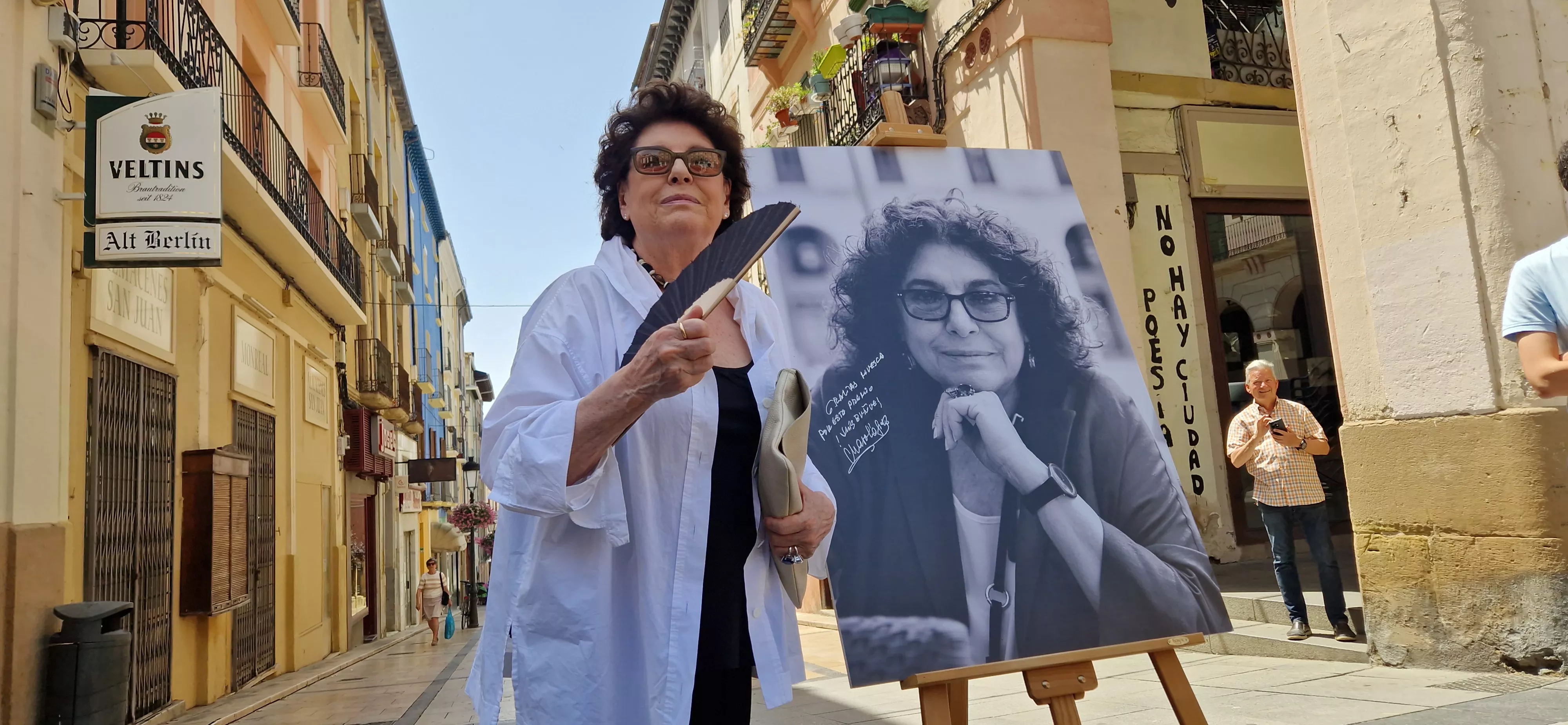 Charo López, Premio Luis Buñuel del Festival de Cine de Huesca. Foto Myriam Martín