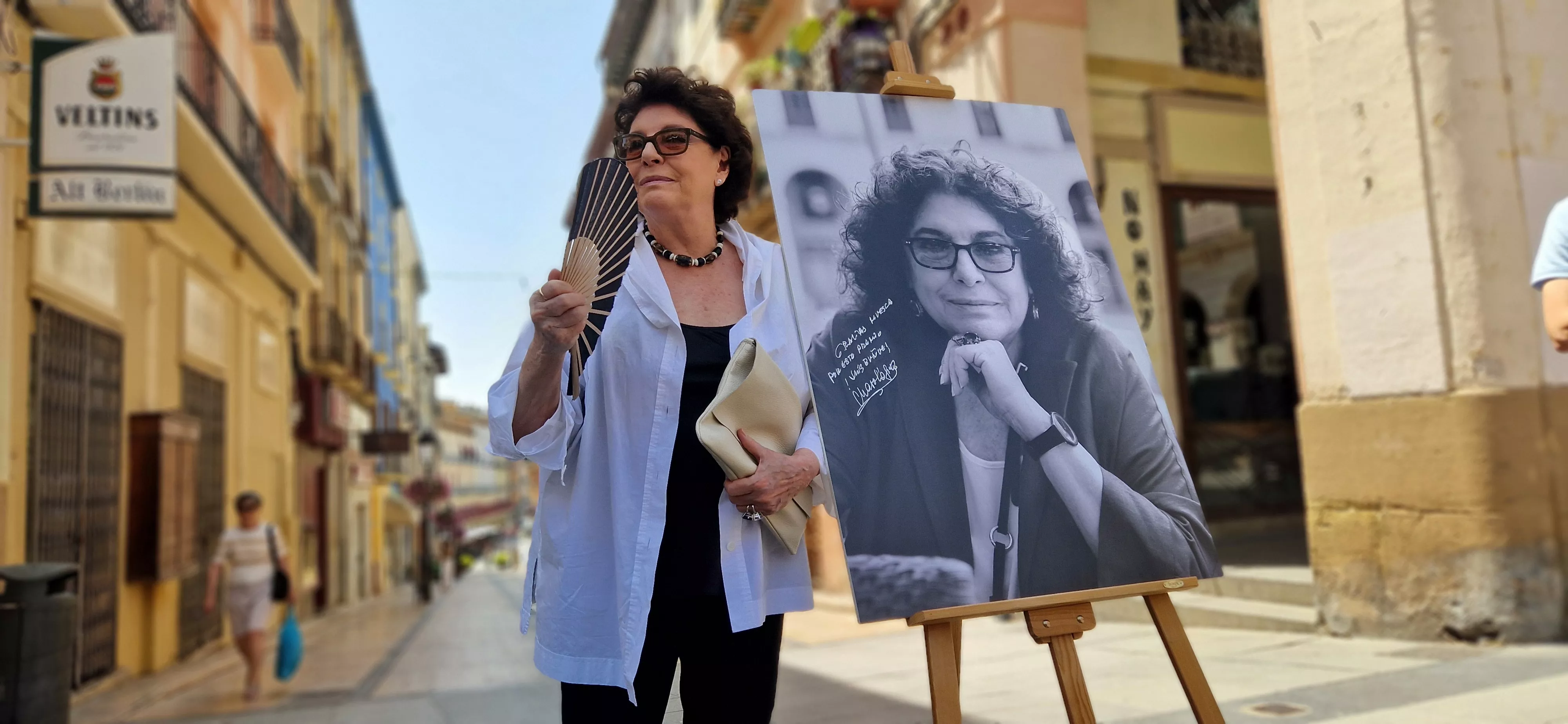 Charo López, Premio Luis Buñuel del Festival de Cine de Huesca. Foto Myriam Martín