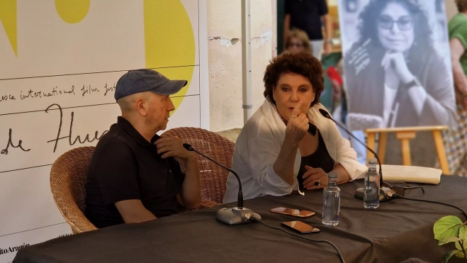 Luis Alegre y Charo López. Foto Myriam Martínez Luis Alegre y Charo López. Foto Myriam Martínez