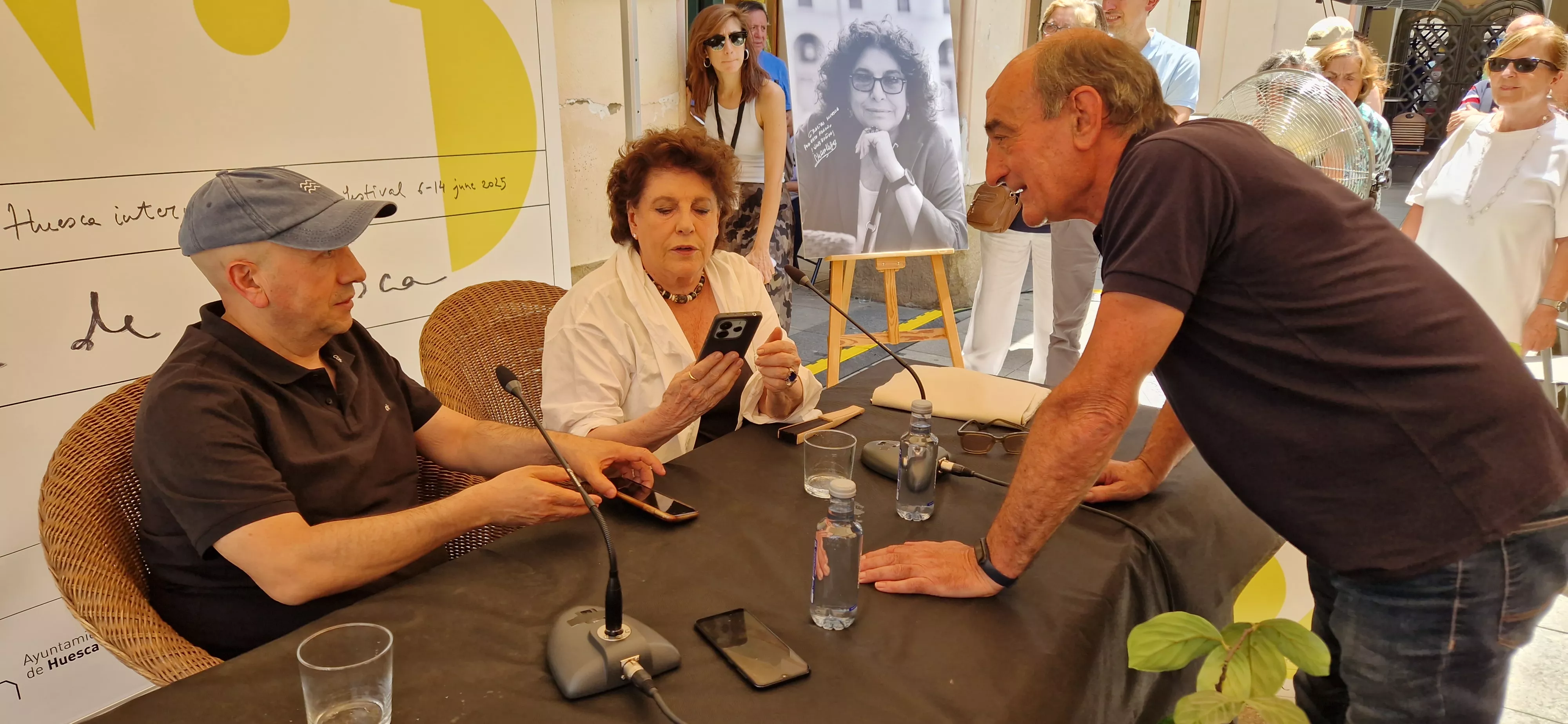 Charo López, Premio Luis Buñuel del Festival de Cine de Huesca. Foto Myriam Martín