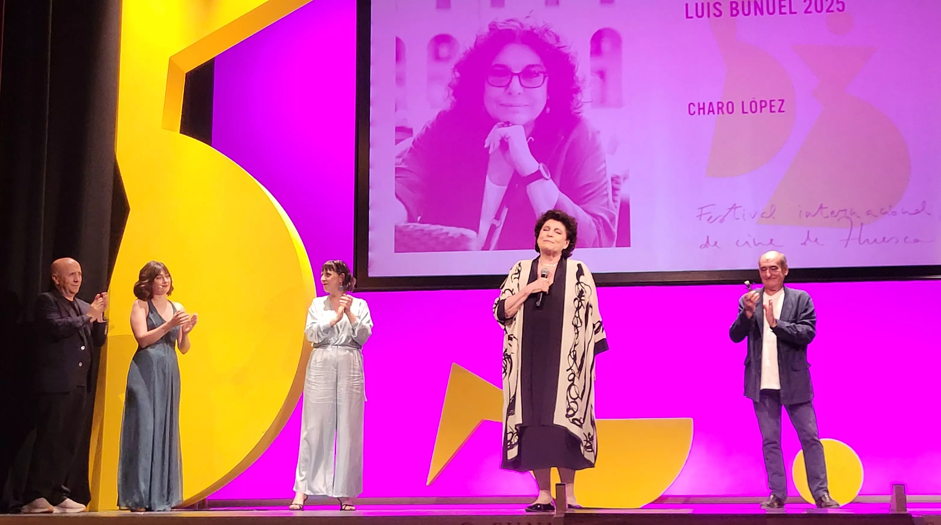 Charo López, Premio Luis Buñuel del Festival de Cine de Huesca
