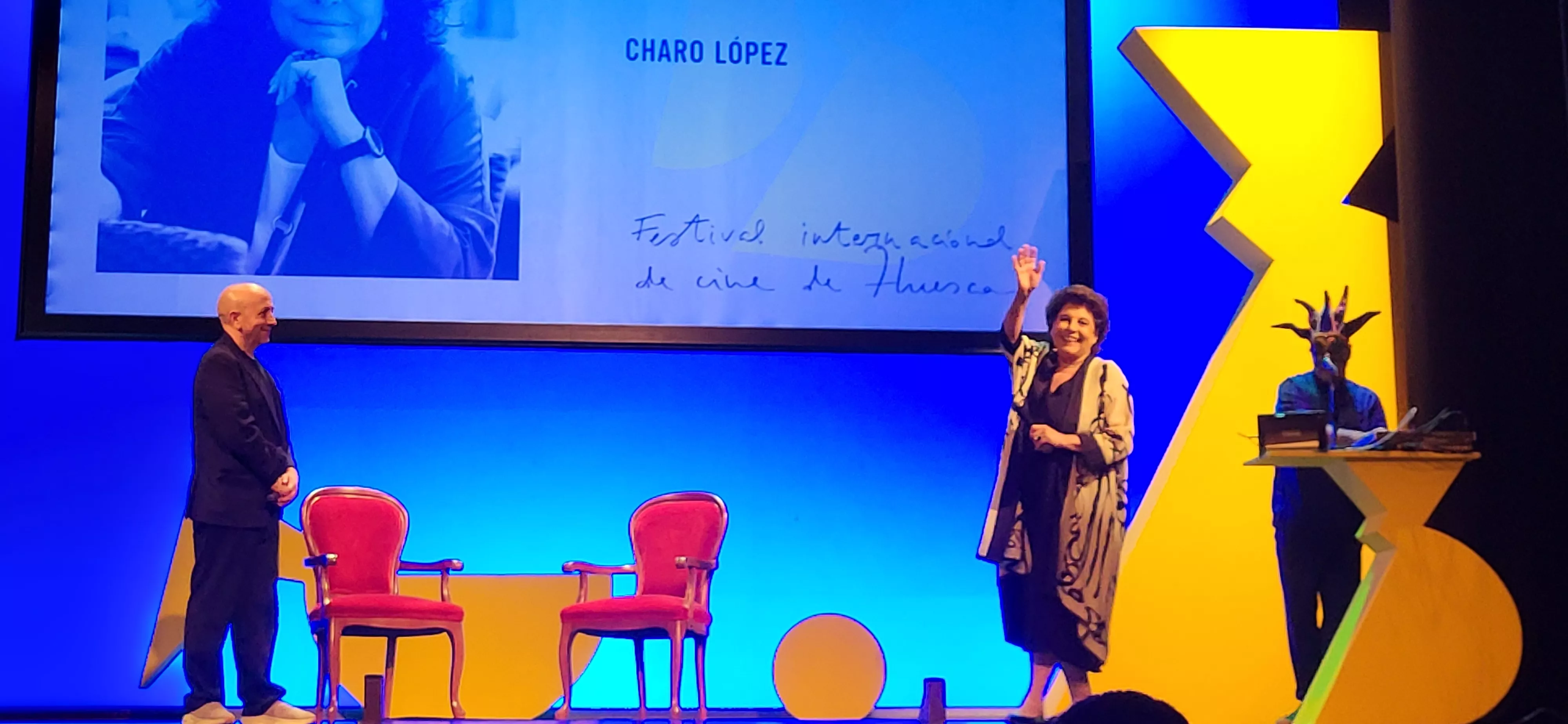 Charo López, Premio Luis Buñuel del Festival de Cine de Huesca