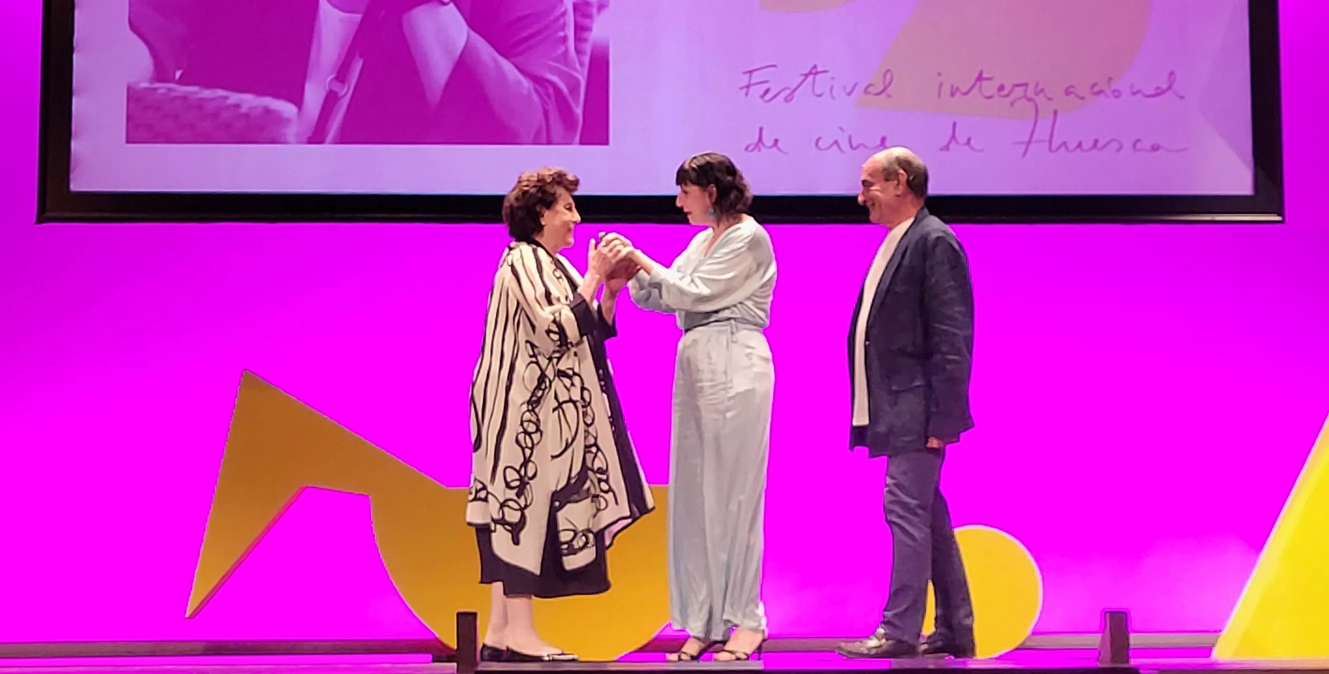 Charo López, Premio Luis Buñuel del Festival de Cine de Huesca. Mercedes Manterola