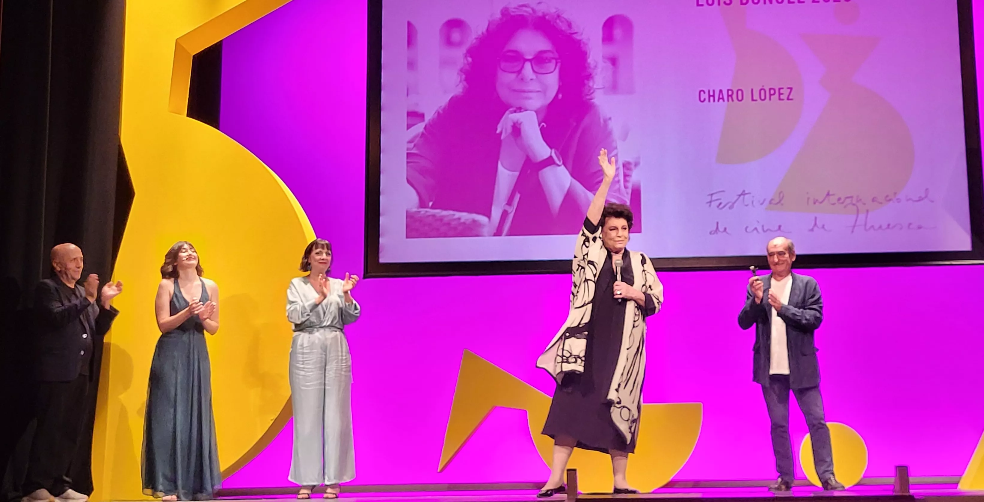 Charo López, Premio Luis Buñuel del Festival de Cine de Huesca