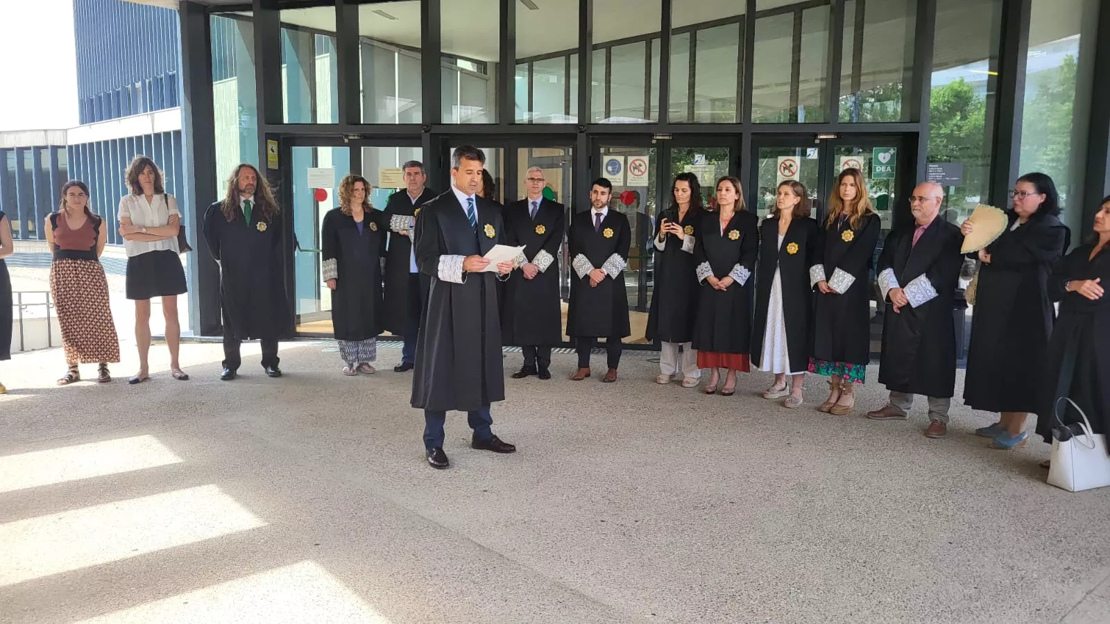 Paro de Jueces y Fiscales en Palacio de Justicia de Huesca y otras sedes de la provincia