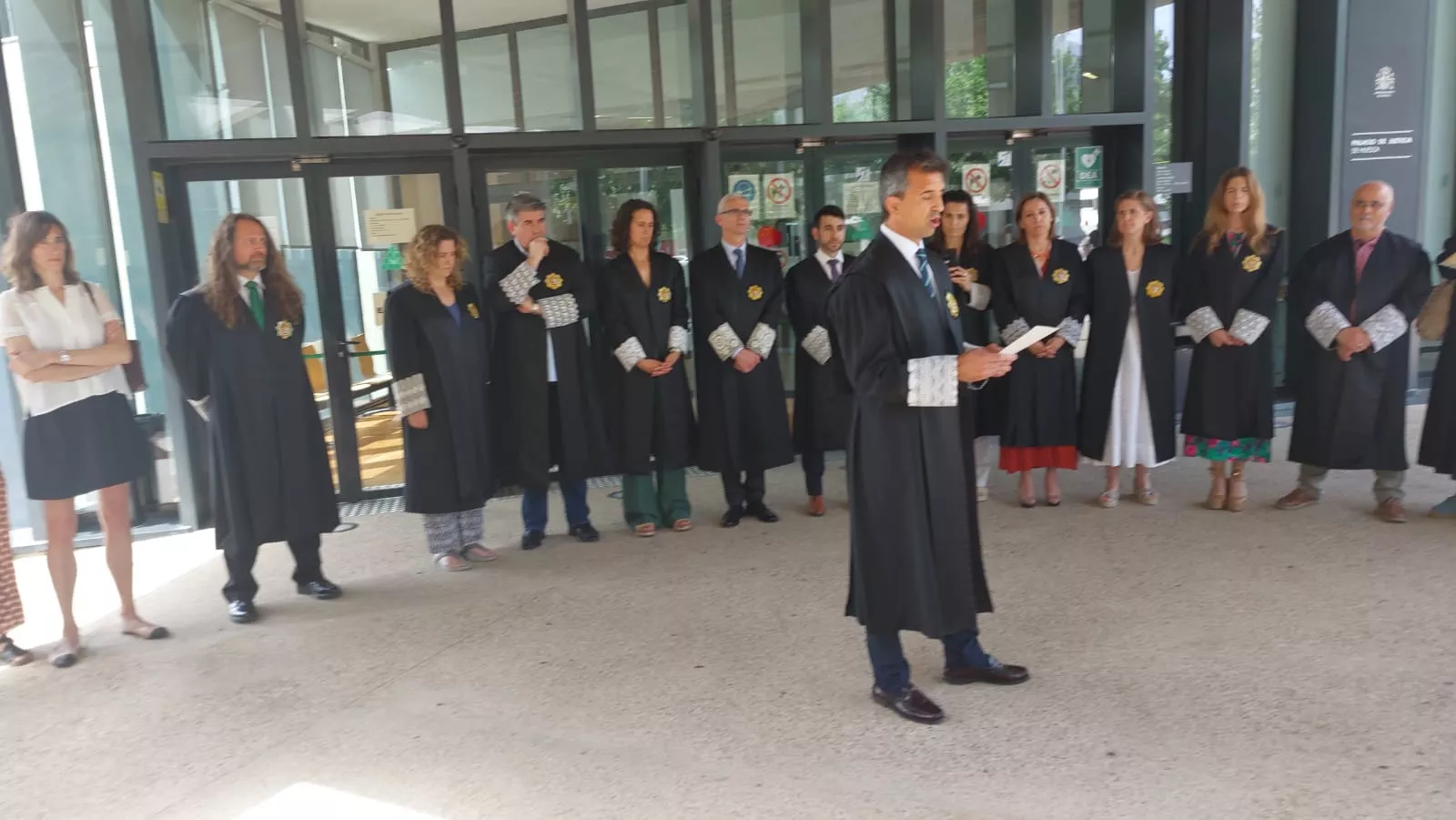 Paro de Jueces y Fiscales en Palacio de Justicia de Huesca y otras sedes de la provincia