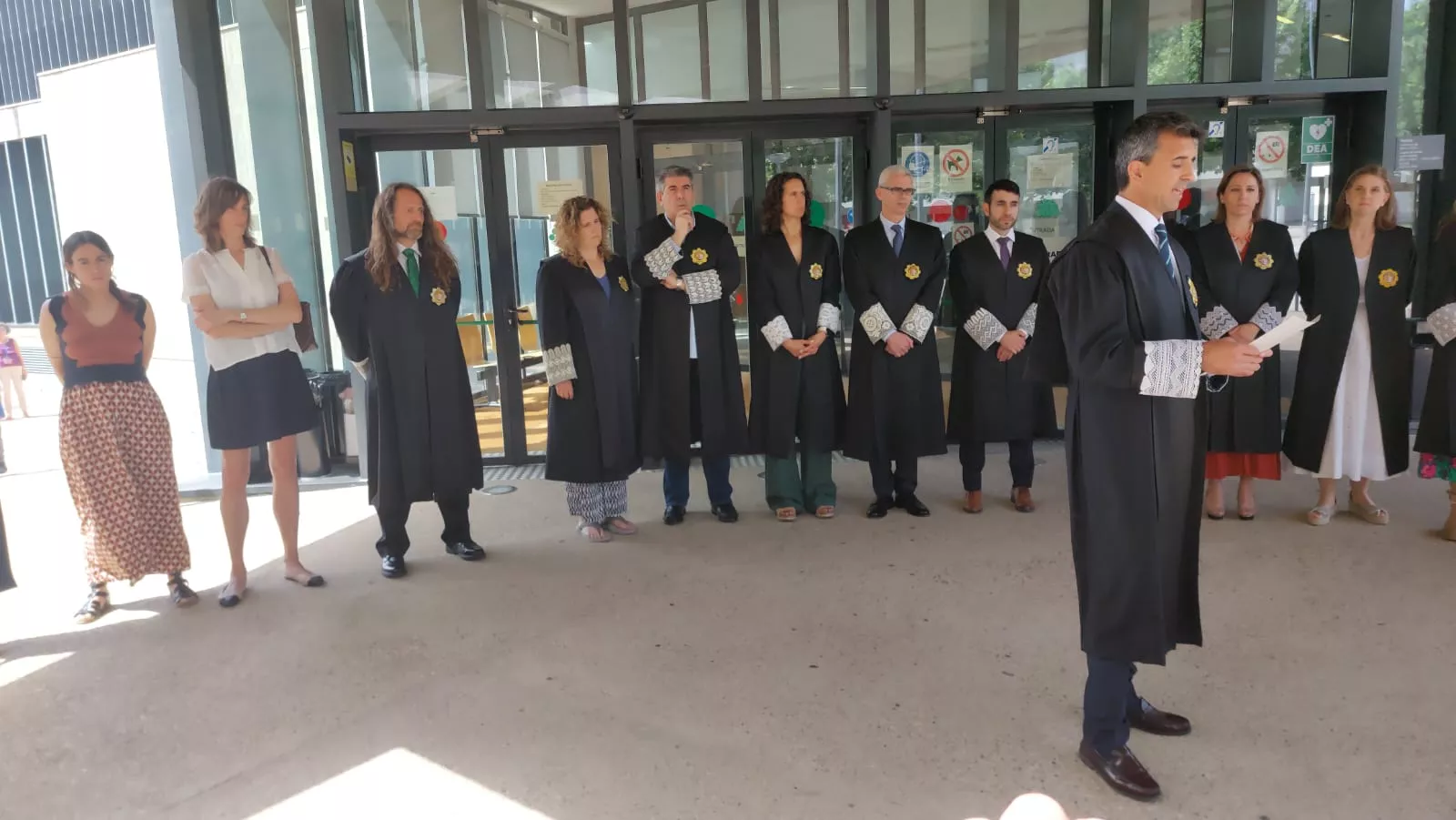 Paro de Jueces y Fiscales en Palacio de Justicia de Huesca y otras sedes de la provincia