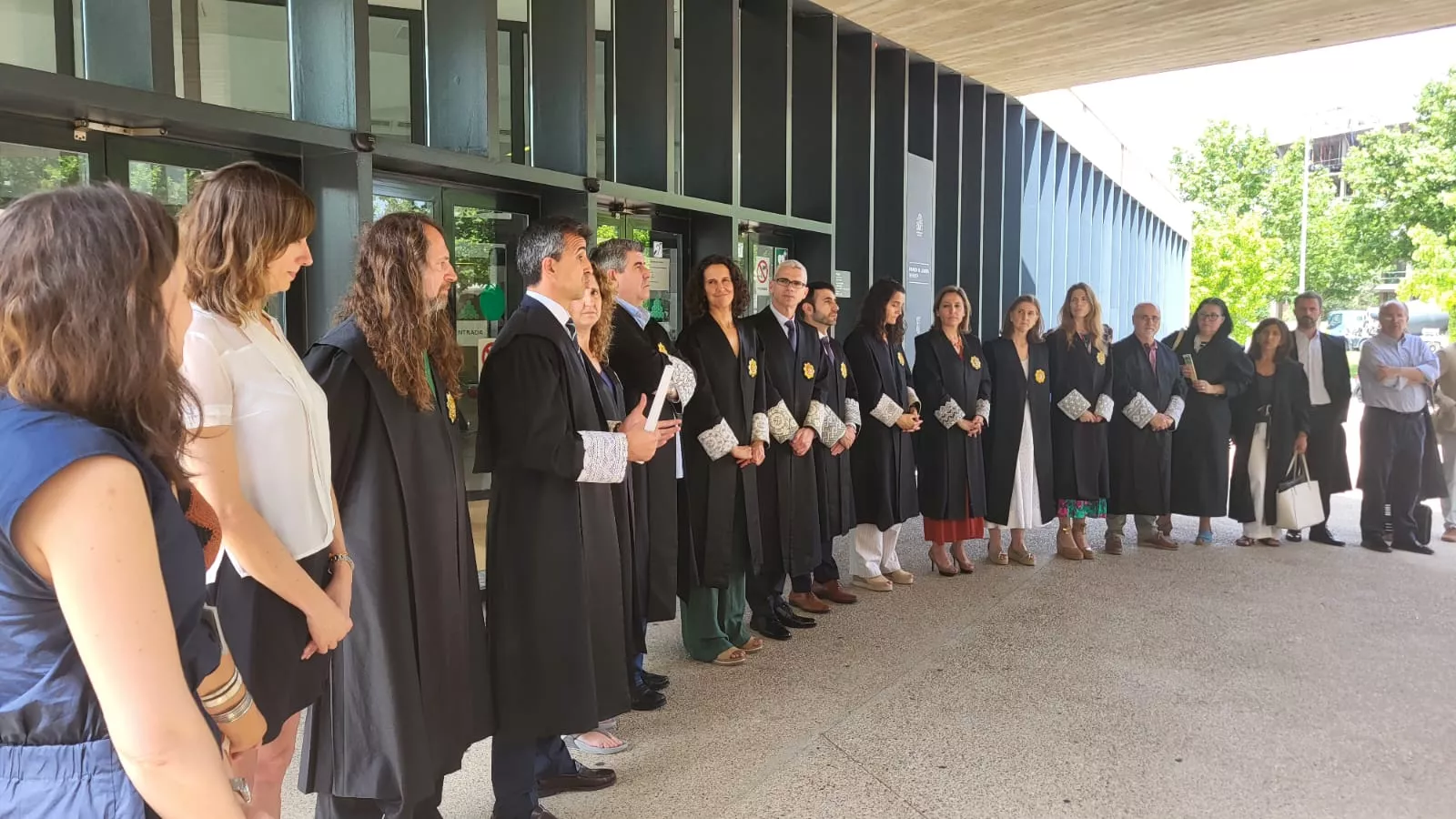 Paro de Jueces y Fiscales en Palacio de Justicia de Huesca y otras sedes de la provincia