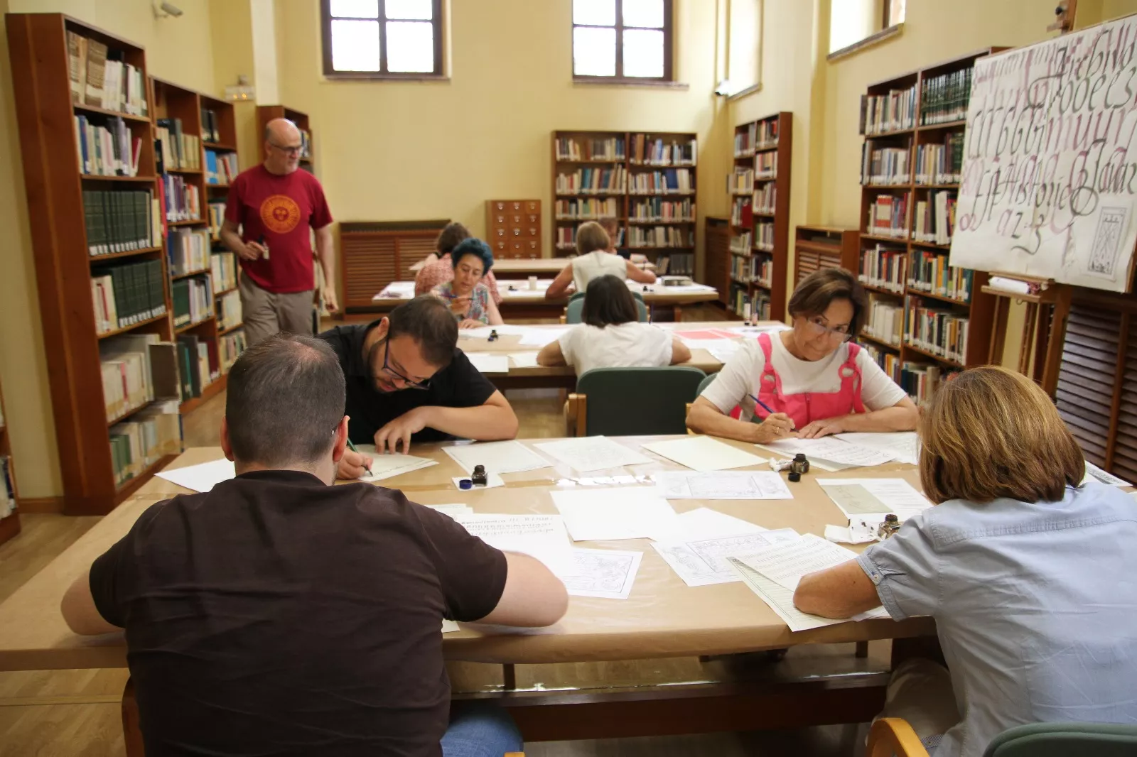 Ricardo Vicente en la Semana Internacional de los Archivos. Foto Carlos Neofato