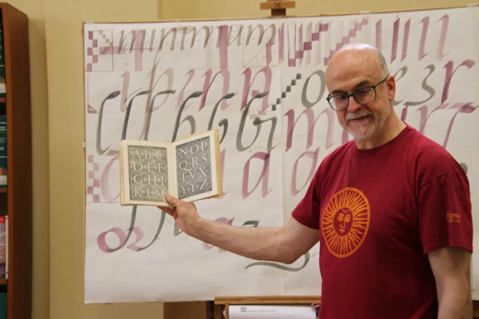 Ricardo Vicente en la Semana Internacional de los Archivos. Foto Carlos Neofato