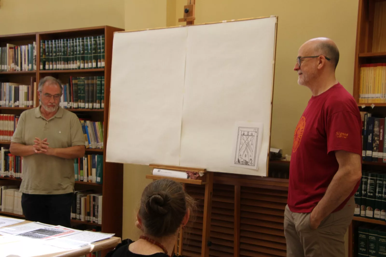 Ricardo Vicente en la Semana Internacional de los Archivos. Foto Carlos Neofato