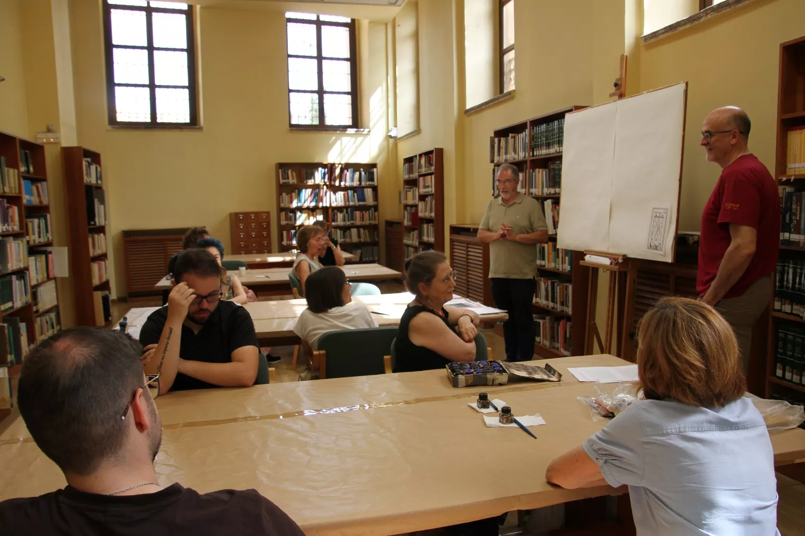Ricardo Vicente en la Semana Internacional de los Archivos. Foto Carlos Neofato