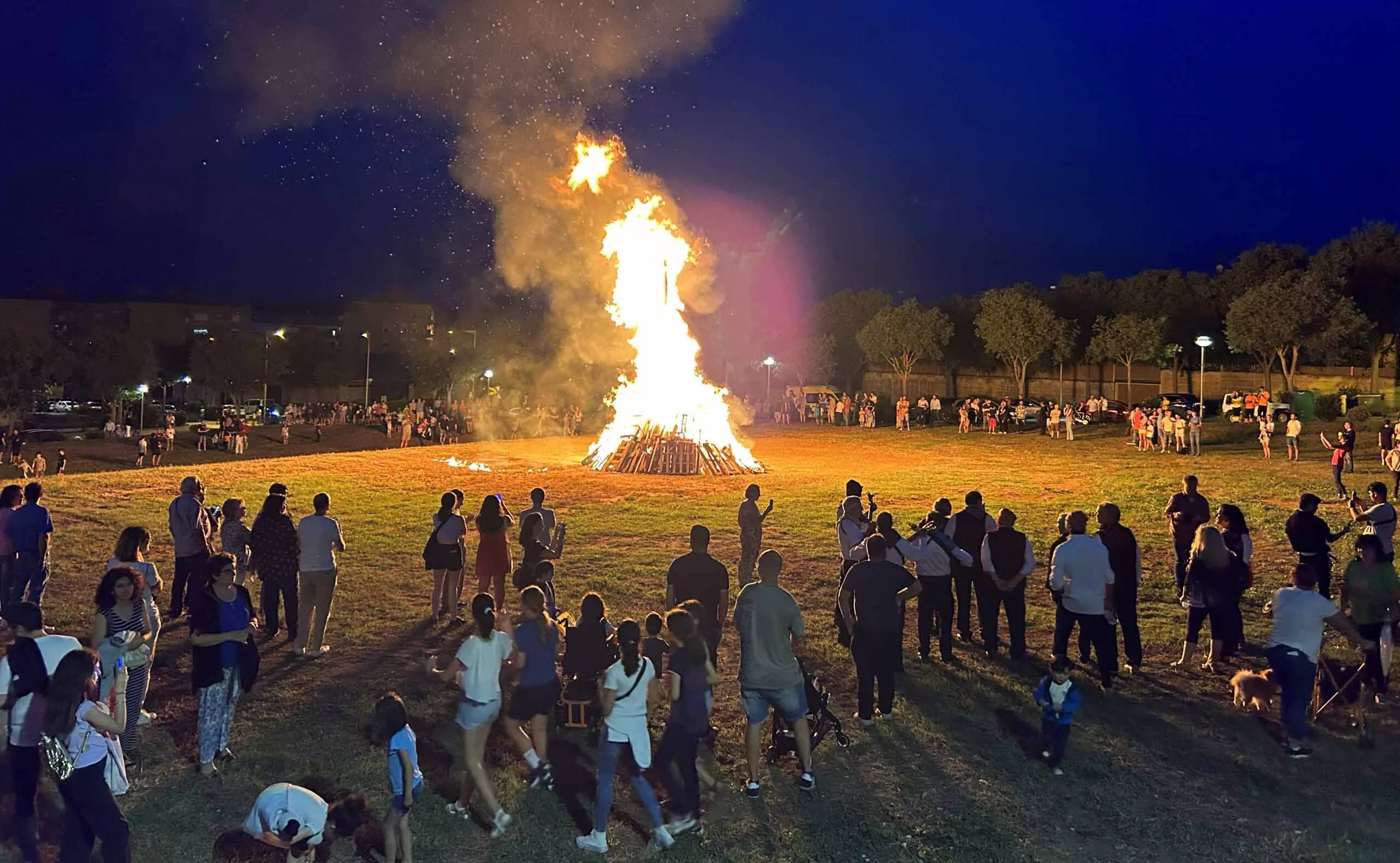 Hoguera de San Ramón en Barbastro