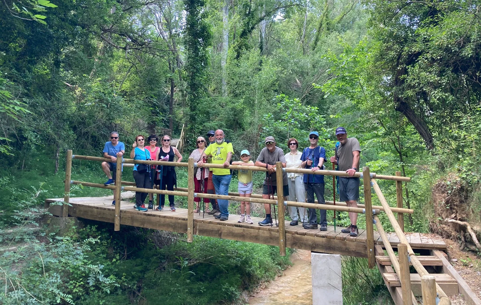 Inauguración del Sendero del Voluntariado de Ayerbe.