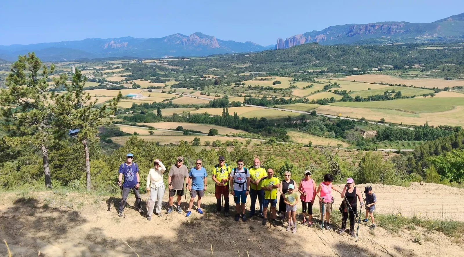 Inauguración del Sendero del Voluntariado de Ayerbe.