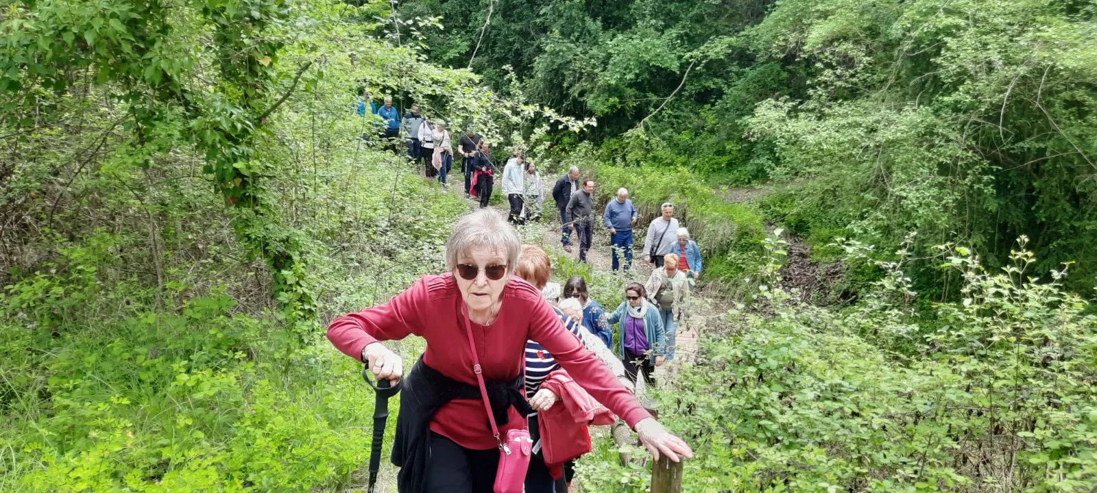 Inauguración del Sendero del Voluntariado de Ayerbe.
