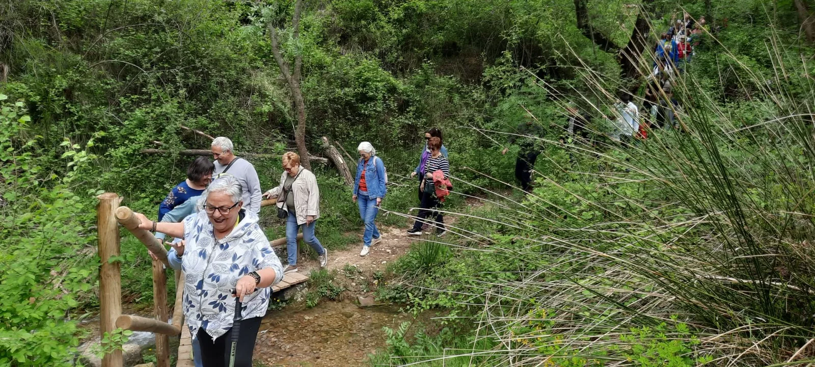 Inauguración del Sendero del Voluntariado de Ayerbe.