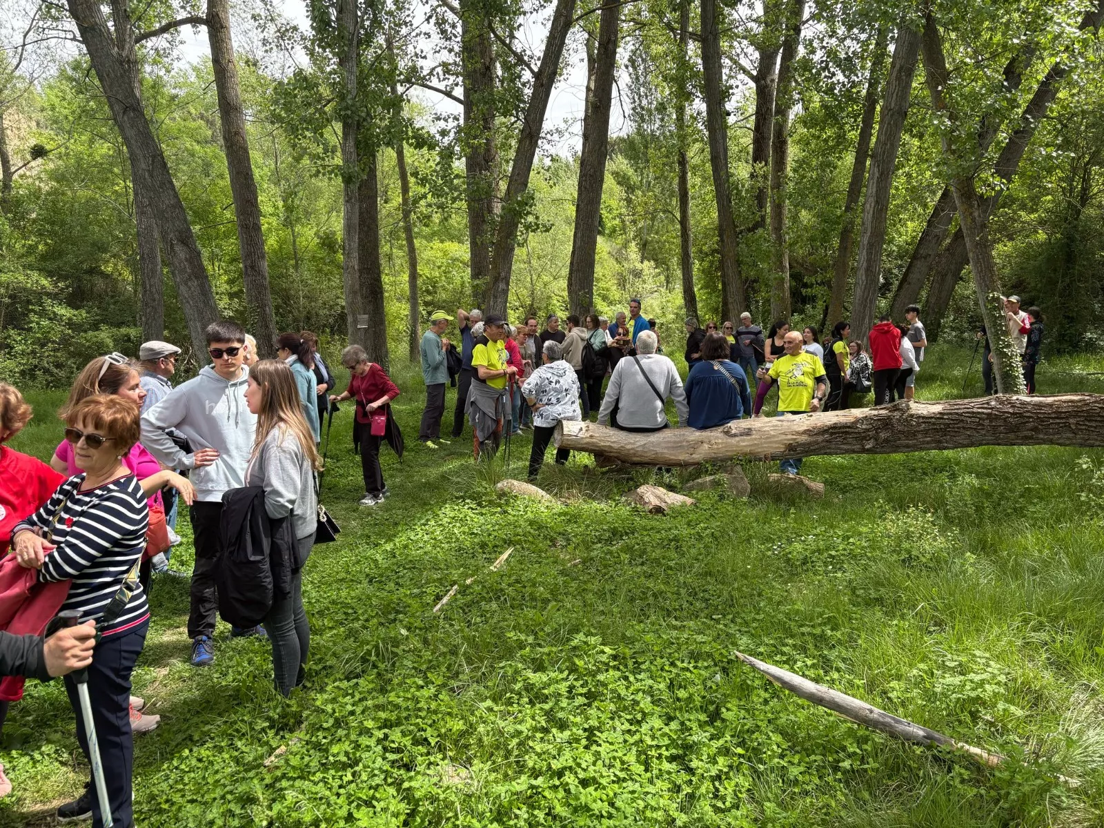 Inauguración del Sendero del Voluntariado de Ayerbe.