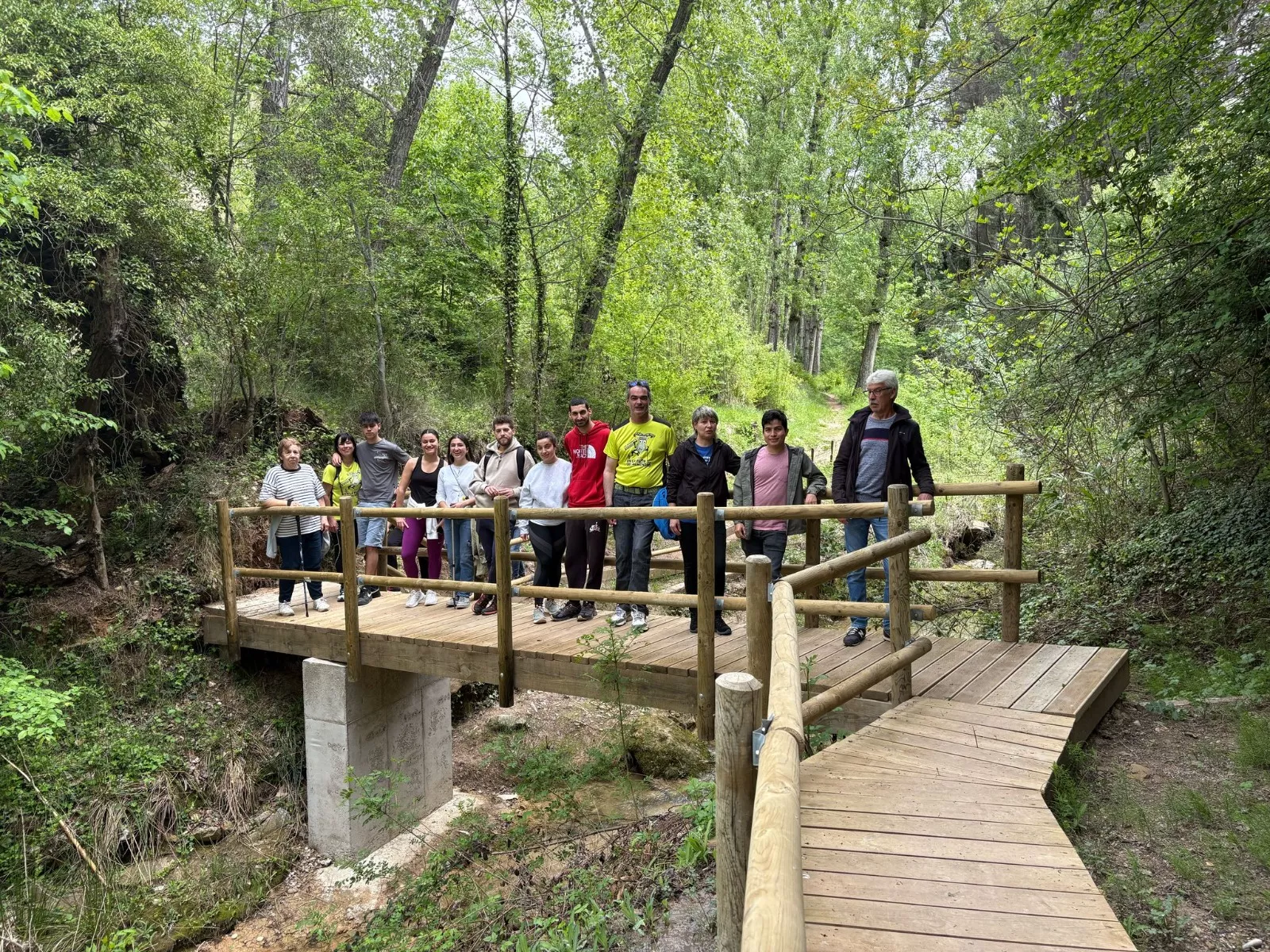 Inauguración del Sendero del Voluntariado de Ayerbe.