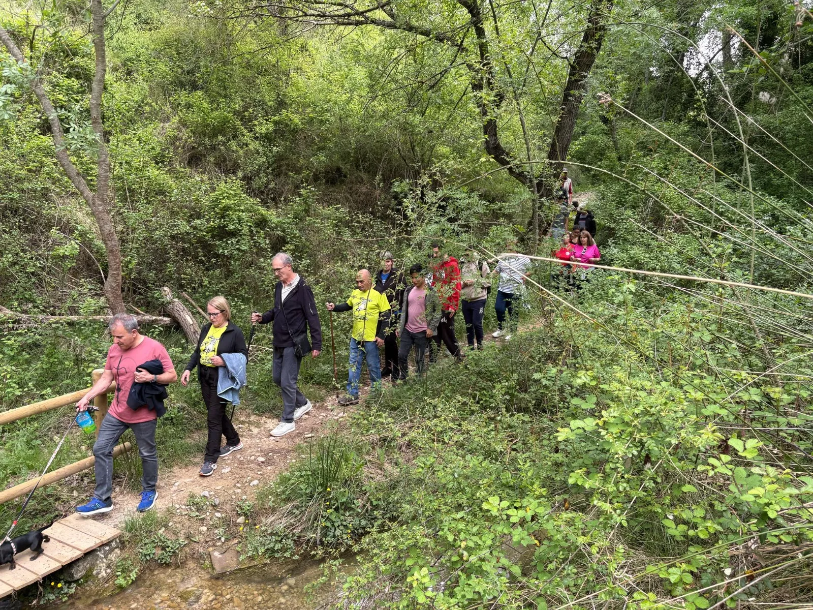Inauguración del Sendero del Voluntariado de Ayerbe.