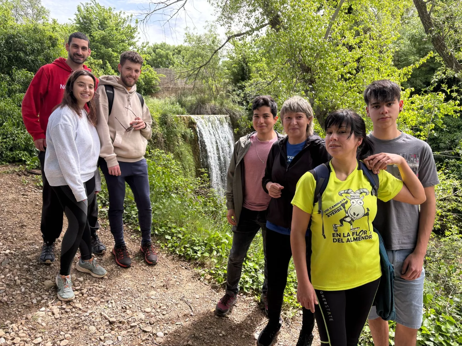 Inauguración del Sendero del Voluntariado de Ayerbe.