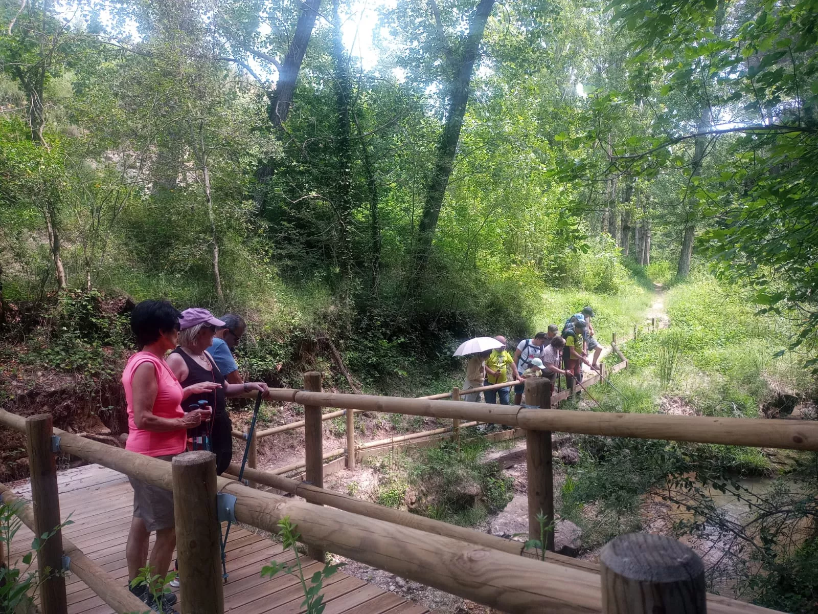 Inauguración del Sendero del Voluntariado de Ayerbe.