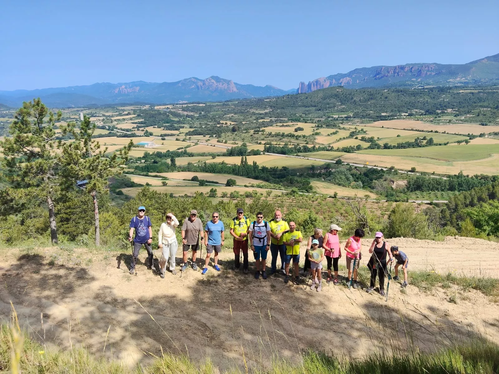 Inauguración del Sendero del Voluntariado de Ayerbe.