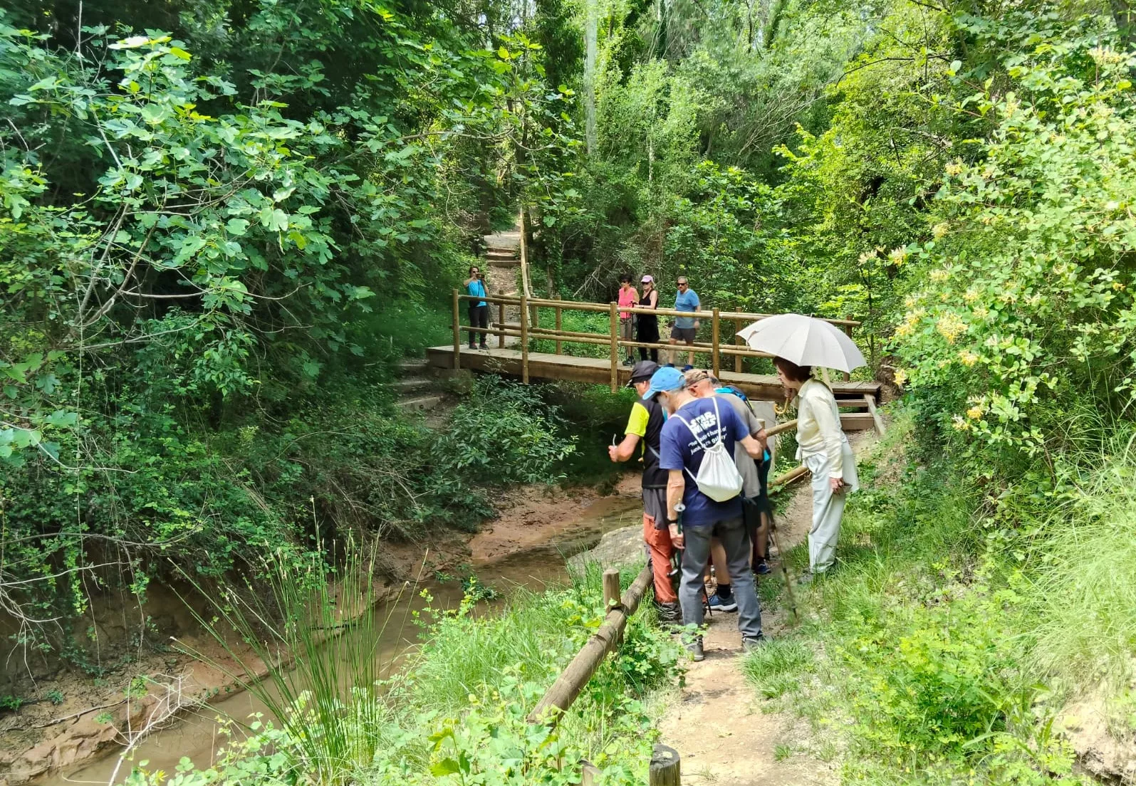 Inauguración del Sendero del Voluntariado de Ayerbe.