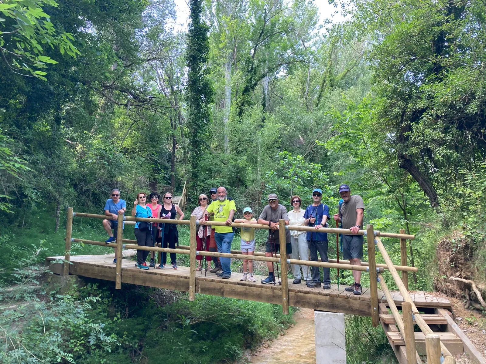 Inauguración del Sendero del Voluntariado de Ayerbe.