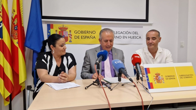 Tamara Clavería, Carlos Campo y Eduardo Julián Pascual. Foto Myriam Martínez