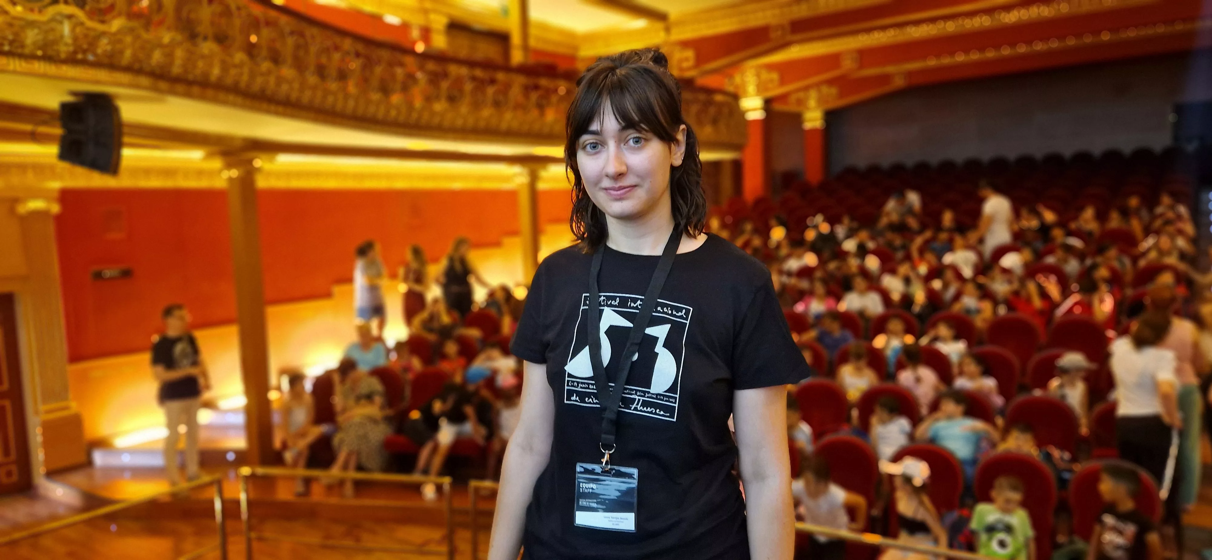 Sección niños al festival, con Laura Torrijos-Bescós. Foto Myriam Martínez