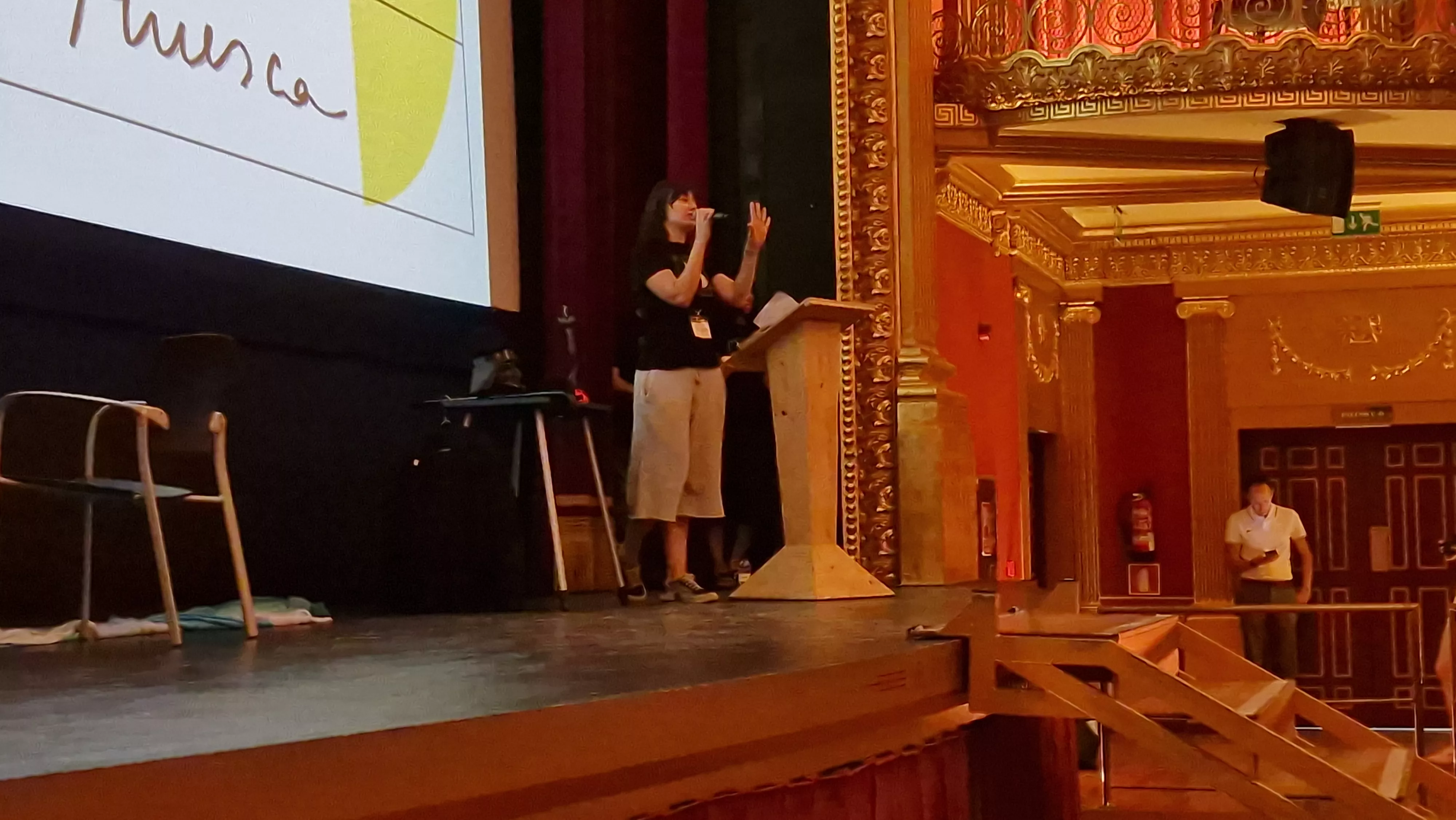 Sección niños al festival. Foto Myriam Martínez