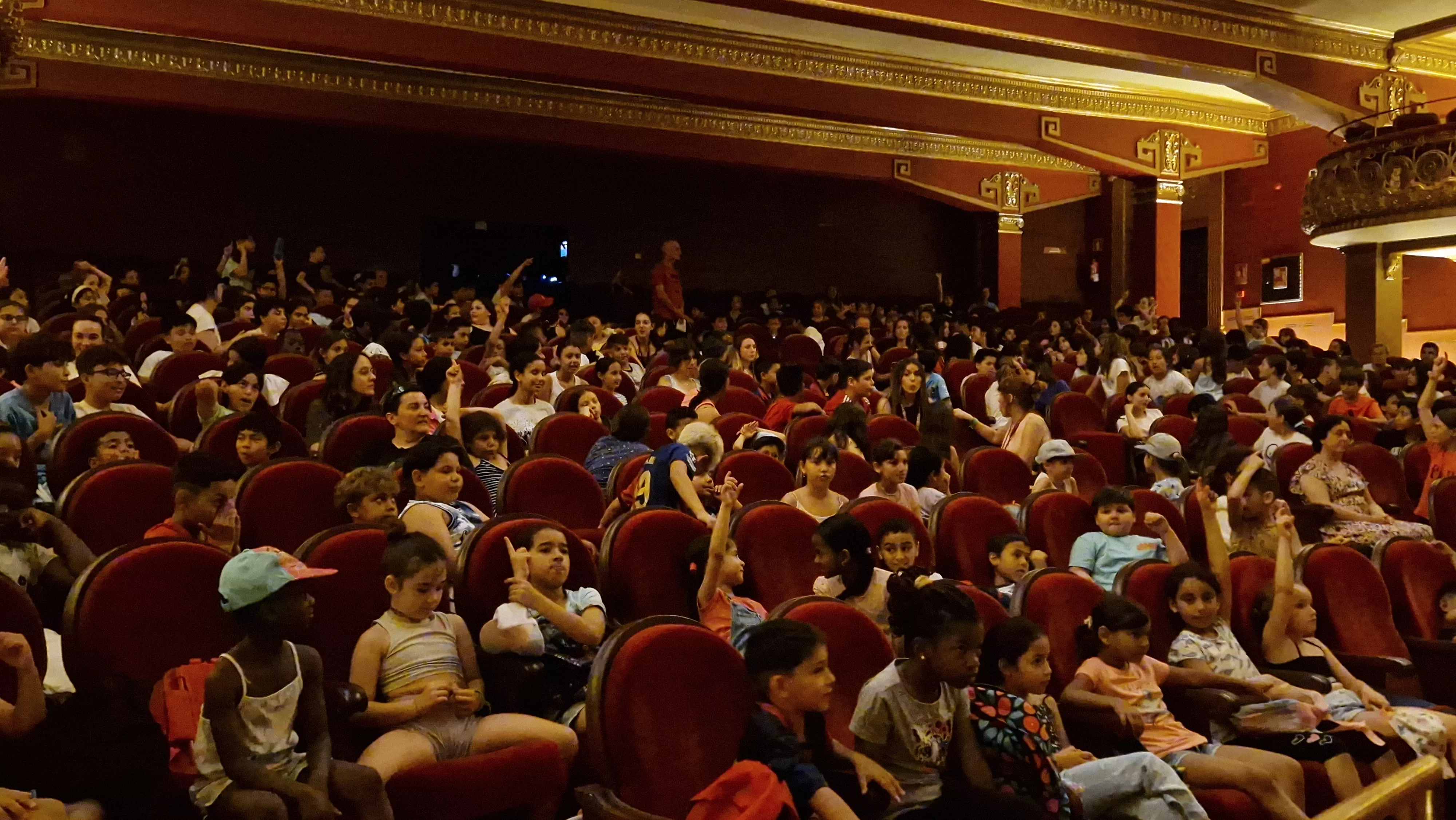 Sección niños al festival. Foto Adela Moreno y Ana Escario