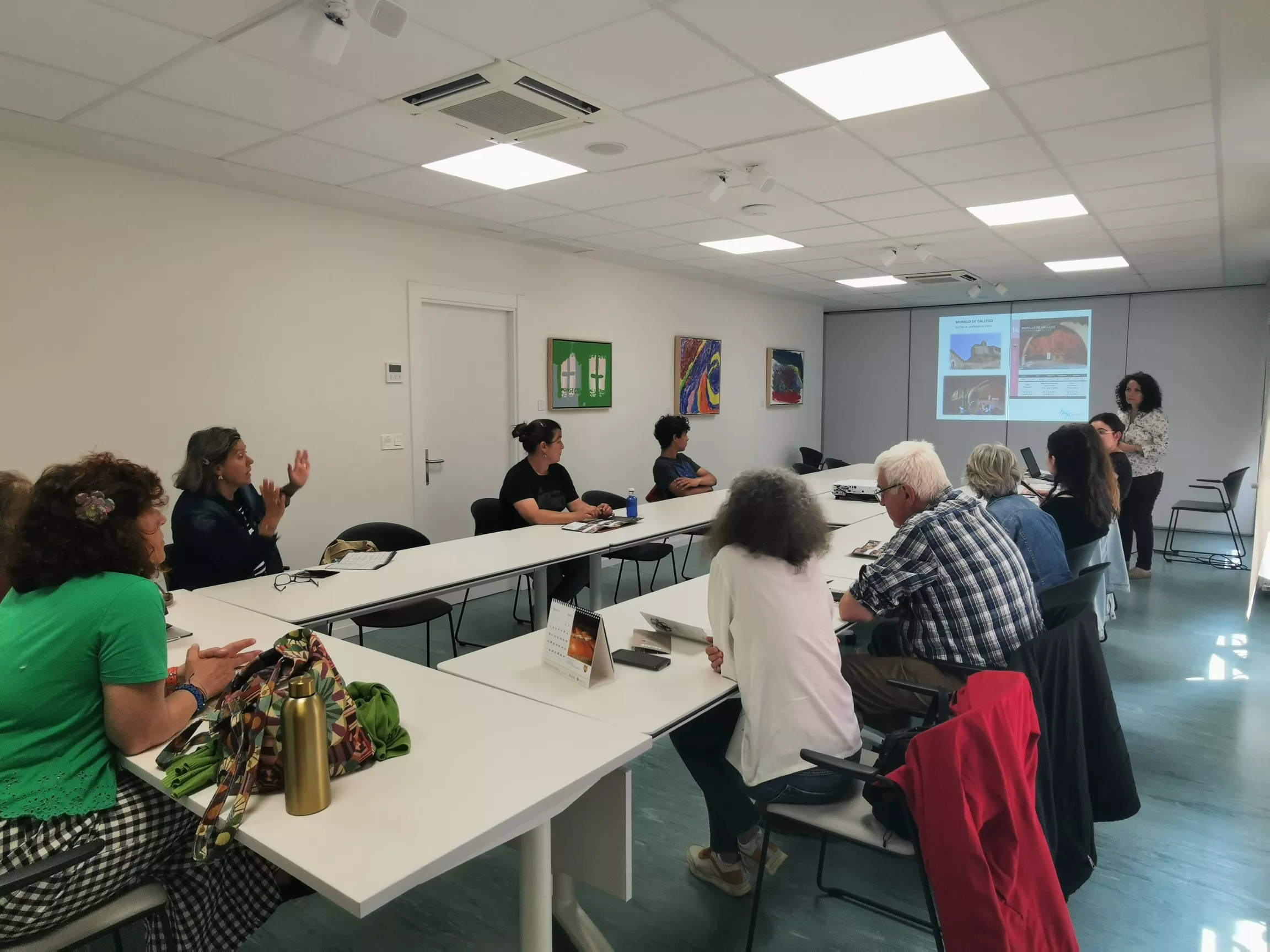 Reunión de coordinación del programa Puertas Abiertas de La Hoya de Huesca.