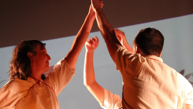 Grupo de danza de Nuria Bolea en la Muestra Joven. Foto Carlos Neofato Grupo de danza de Nuria Bolea en la Muestra Joven. Foto Carlos Neofato