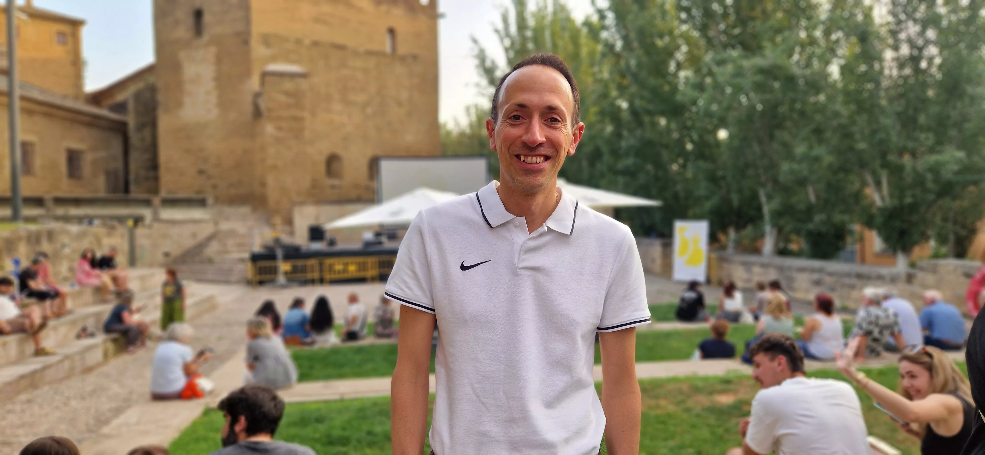 Jorge Puértolas, director artístico del Festival de Cine de Huesca. Foto Myriam Martínez