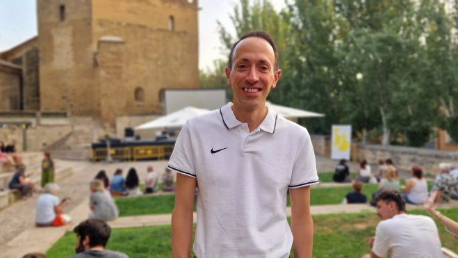 Jorge Puértolas, director artístico del Festival de Cine de Huesca. Foto Myriam Martínez