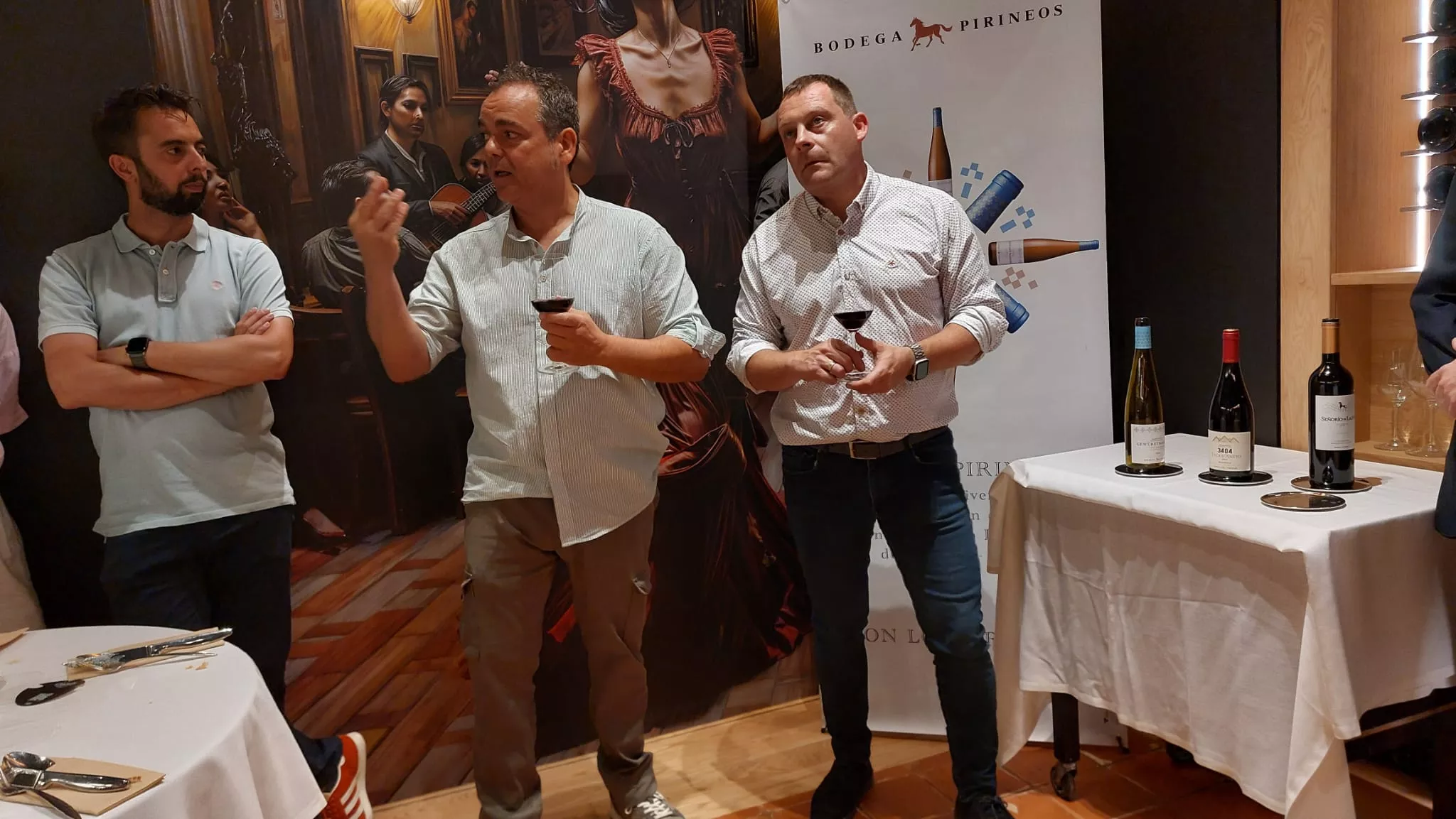 Maridaje de tapas y Bodega Pirineos en el Lillas Pastia