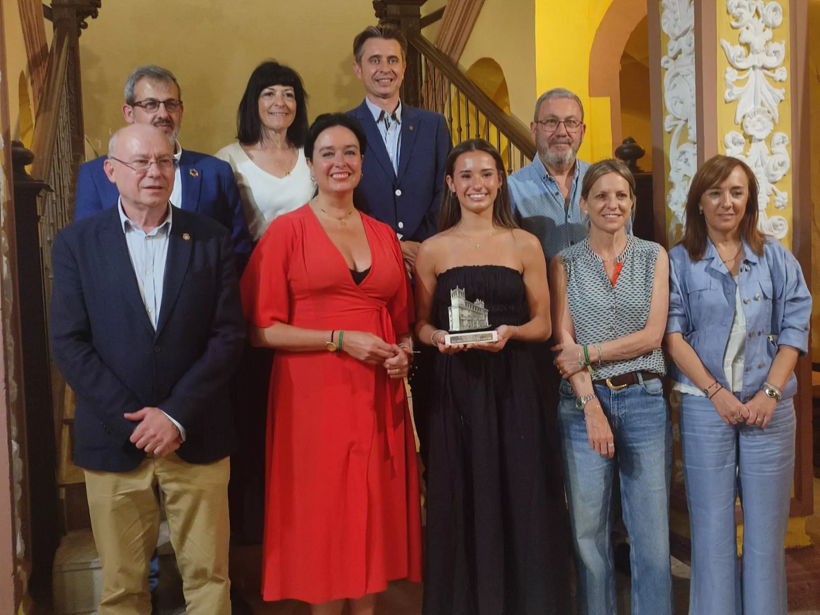 Recepción del Ayuntamiento a Inés Bergua