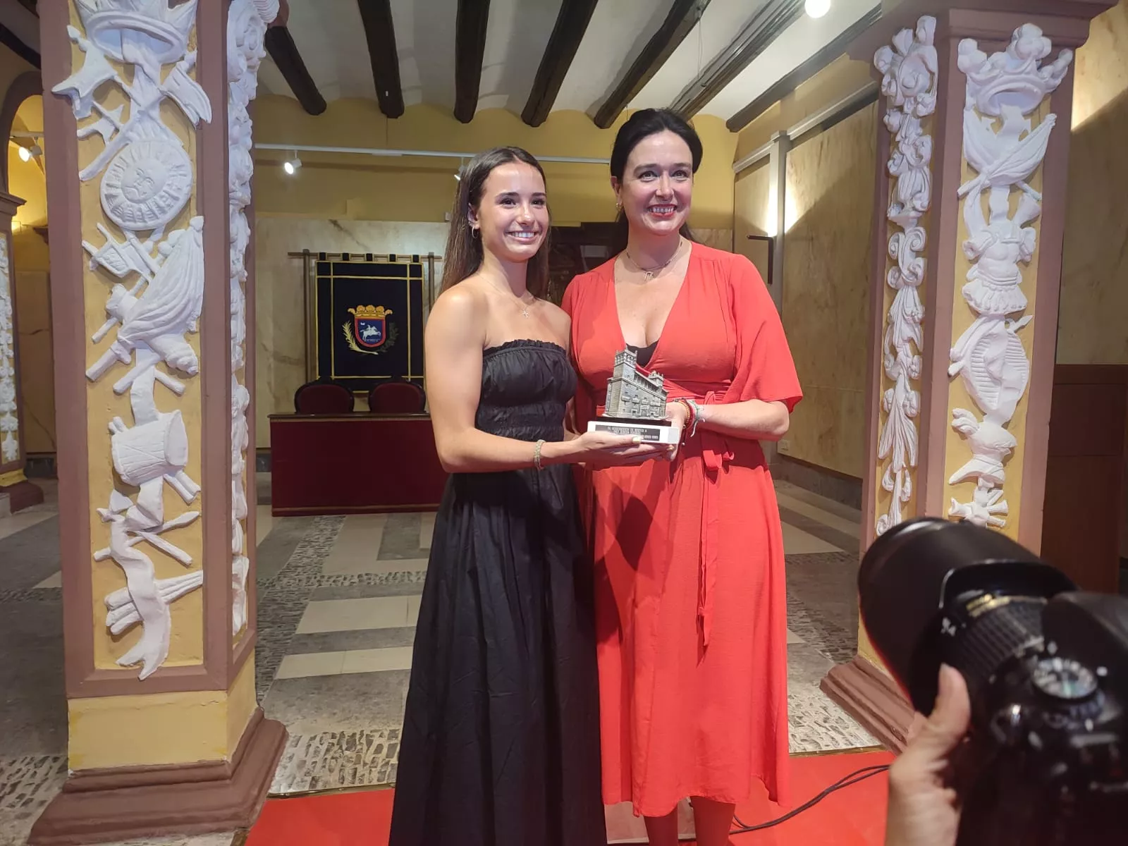 Recepción del Ayuntamiento a Inés Bergua