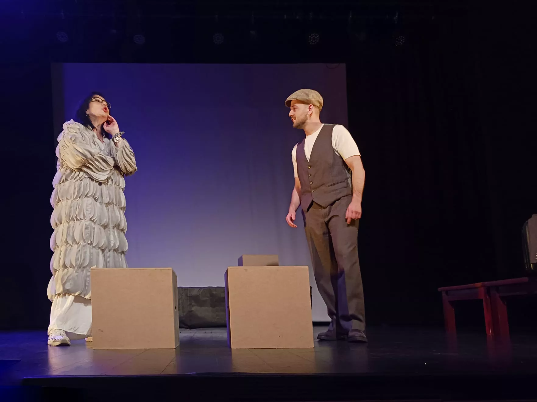 Lunátika y Nuestra Señora de las Nubes. Foto La López