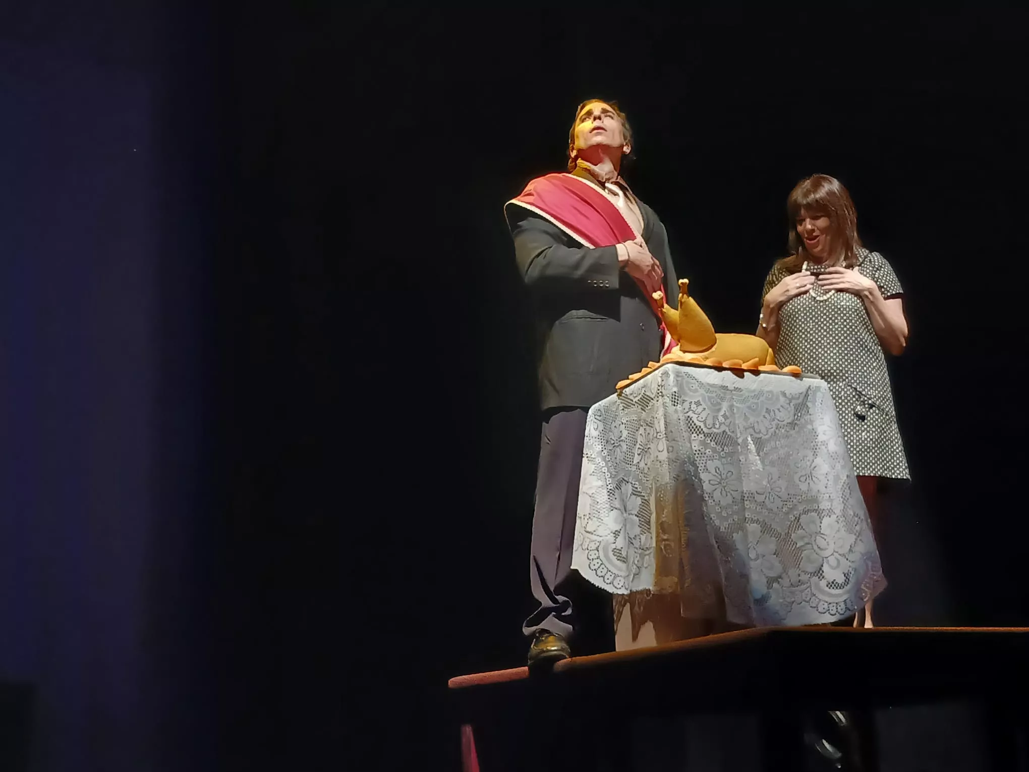 Lunátika y Nuestra Señora de las Nubes. Foto La López