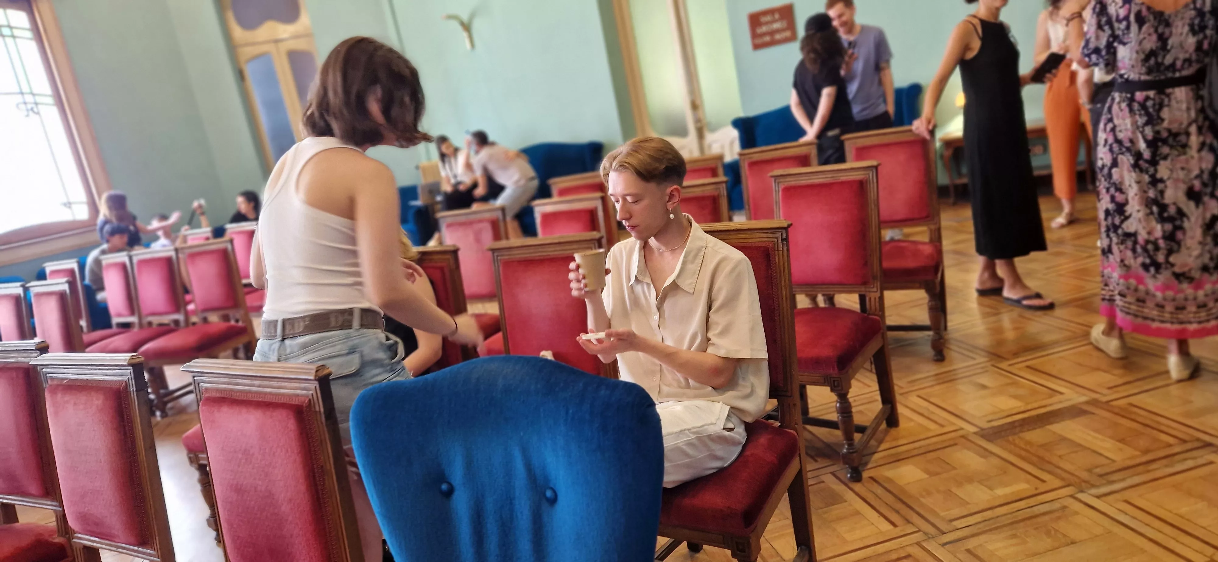 Lectura del palmarés del 53º Festival Internacional de Cine de Huesca. Foto Myriam Martínez