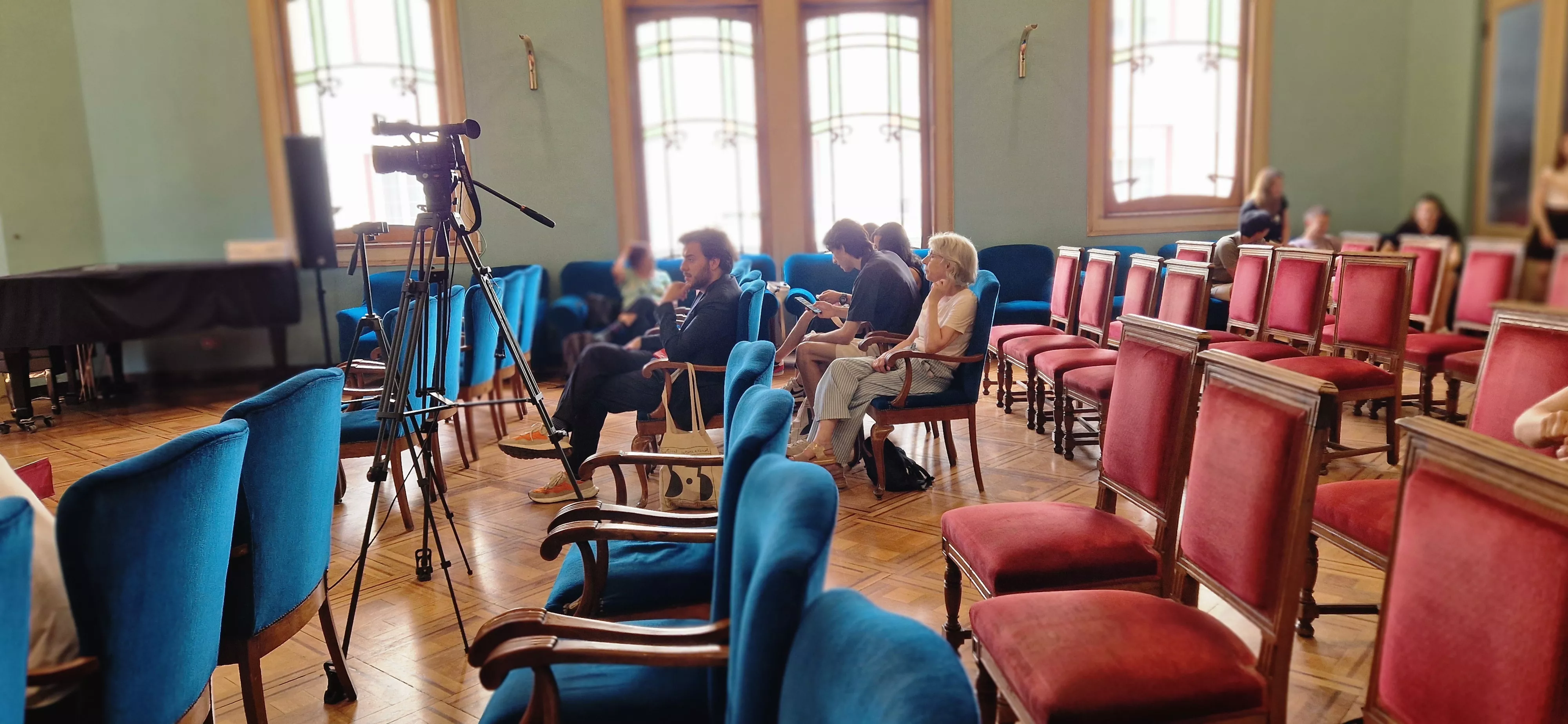 Lectura del palmarés del 53º Festival Internacional de Cine de Huesca. Foto Myriam Martínez