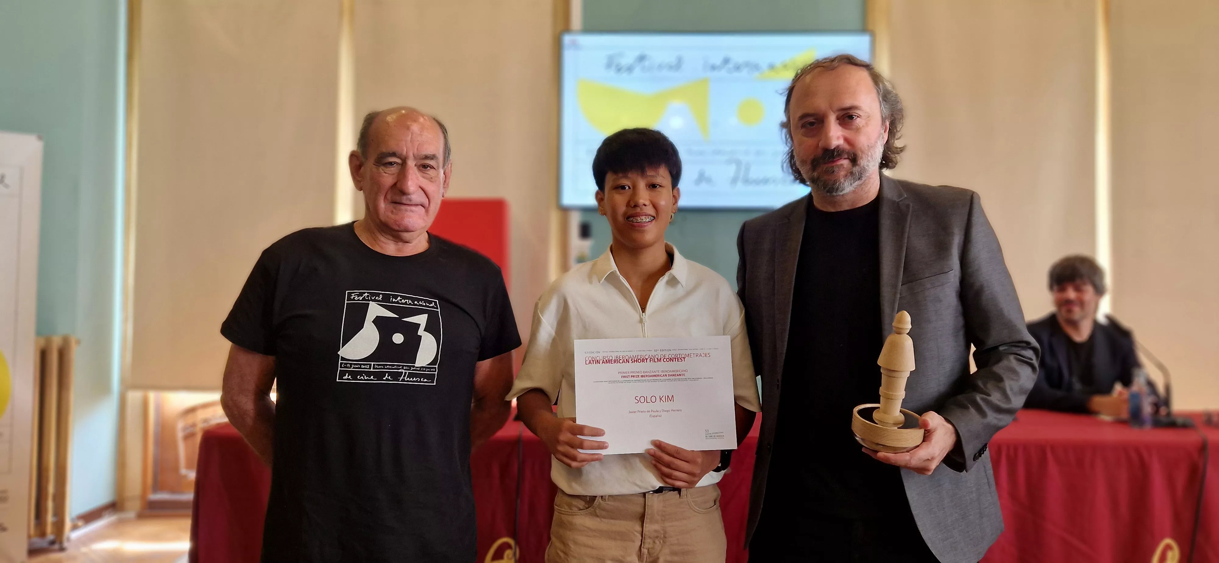 Manuel Avellanas, Kim y Diego Herrero. Foto Myriam Martínez