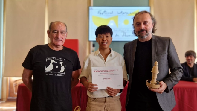 Manuel Avellanas, Kim y Diego Herrero. Foto Myriam Martínez