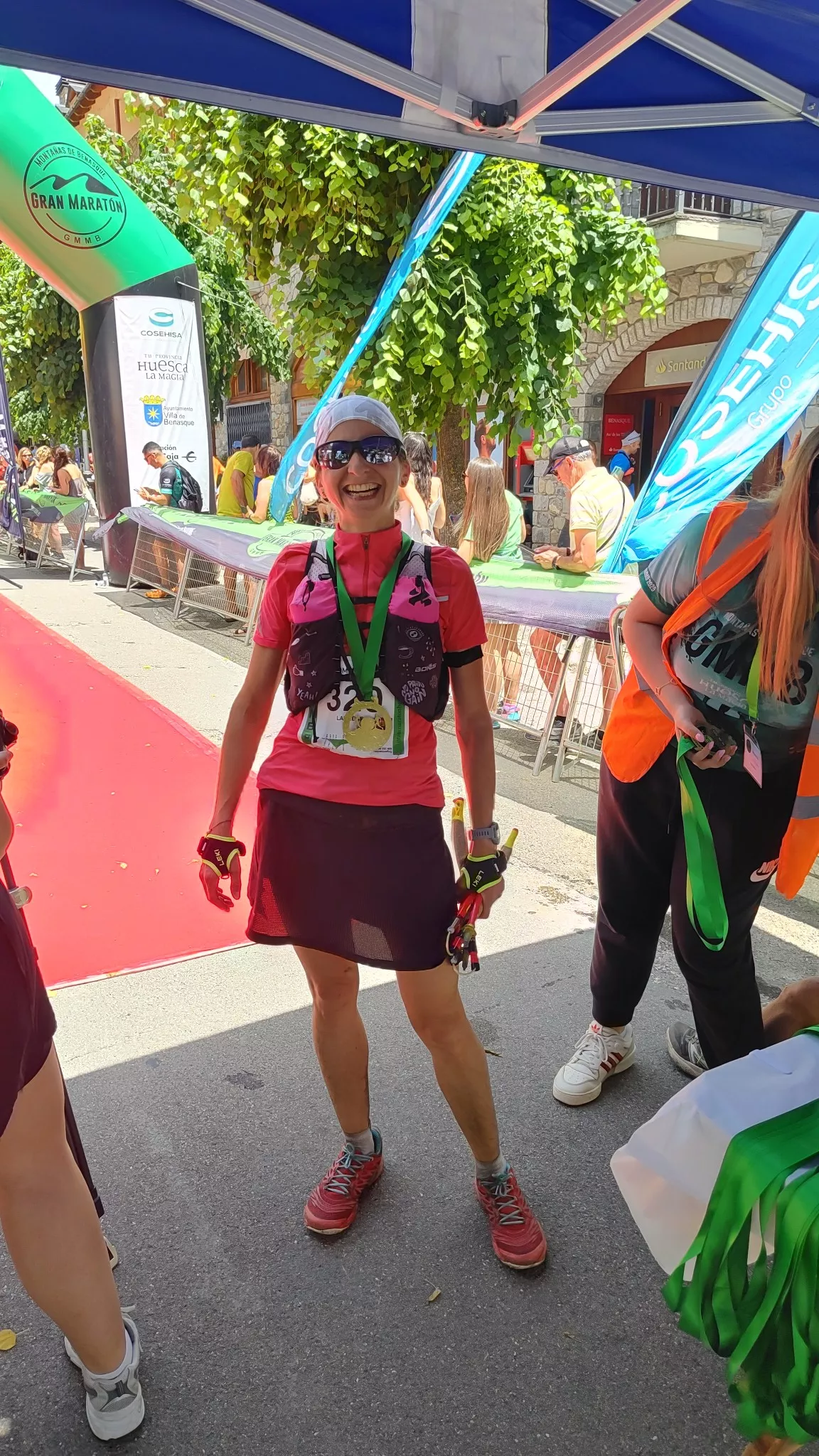 Gran Maratón Montañas de Benasque. Laurène Lafforge, tercera 42K